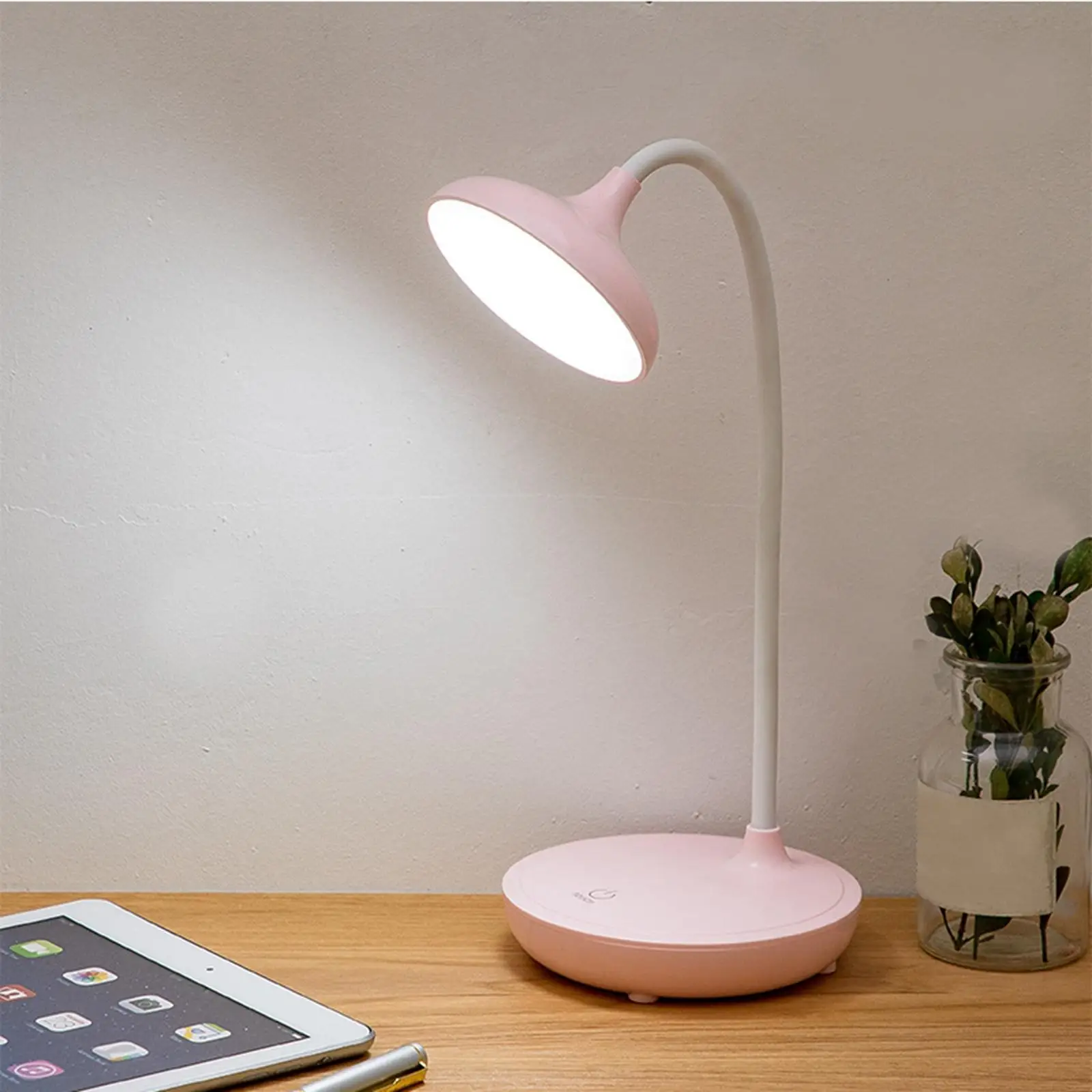 Adjustable Brightness LED Table Lamp USB Eye-Protect Desk Light for Home