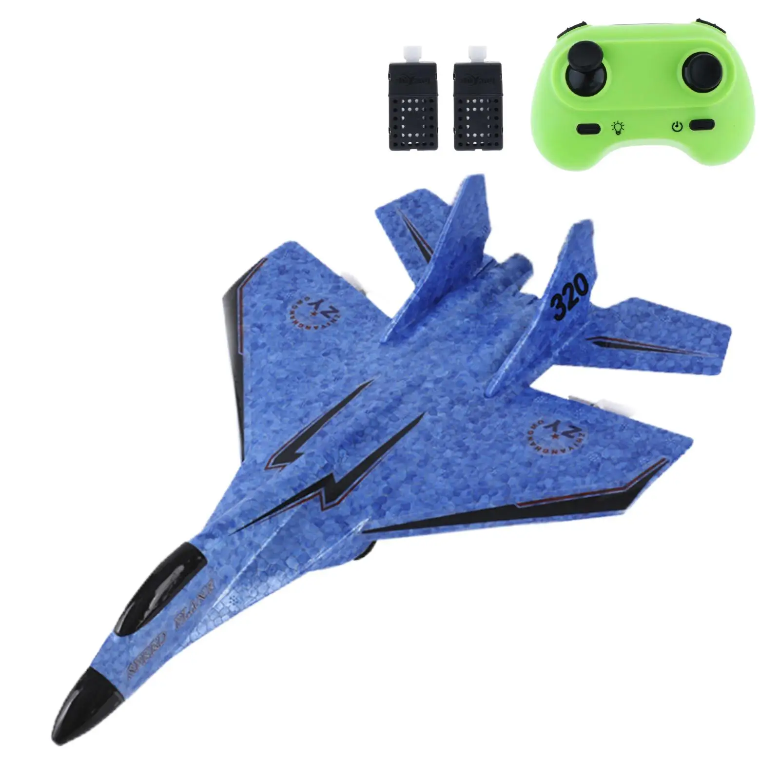 Foam Plane Jet Fighter to Fly Remote Control Aircraft Fixed Wing Aircraft RC Glider Plane Birthday Gift Outdoor Toy