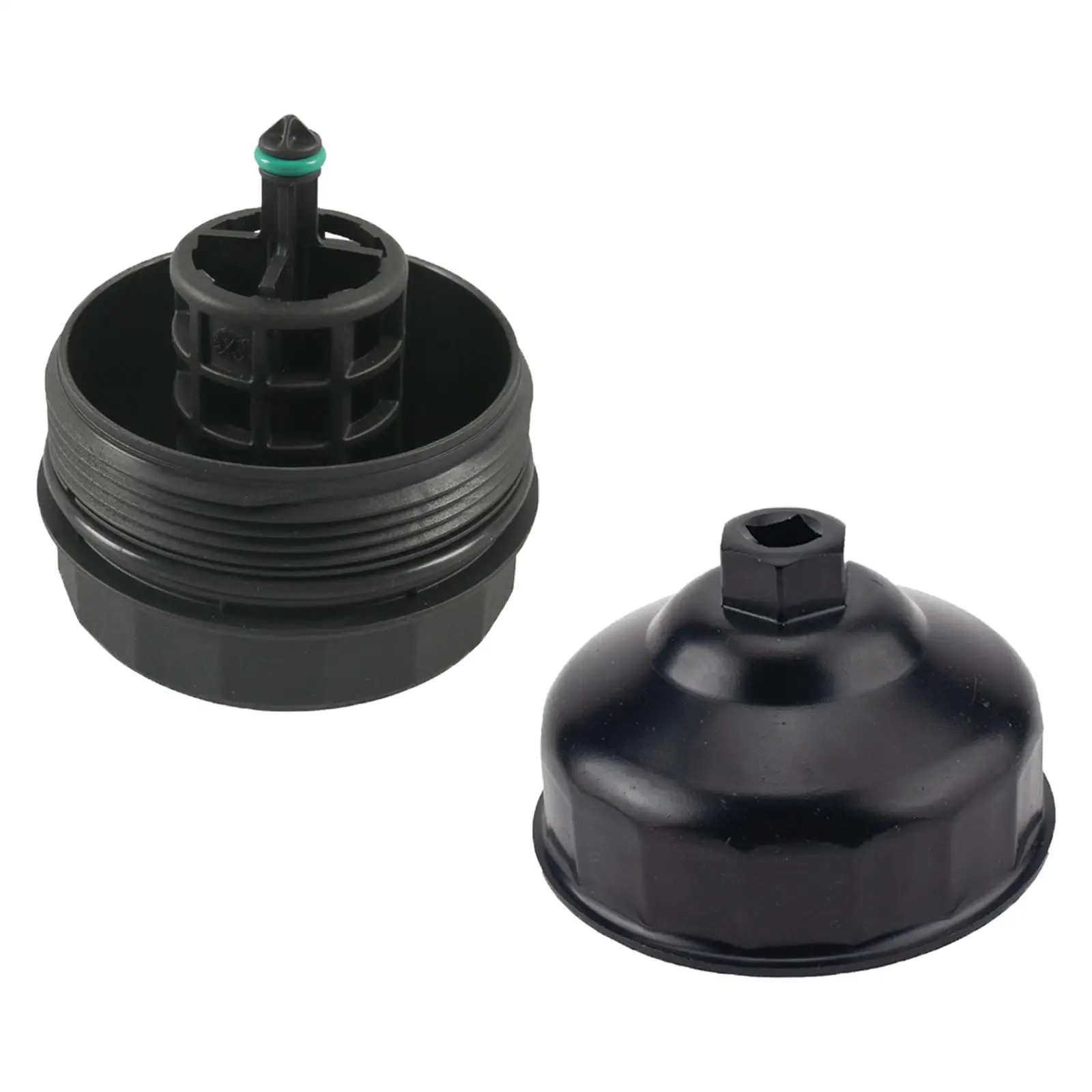 Oil Filter Housing Cover Caps 11427525334 Replace Fits for BMW 525Xi 528i 328i 328i 328Xi Z4 335IS 335Xi