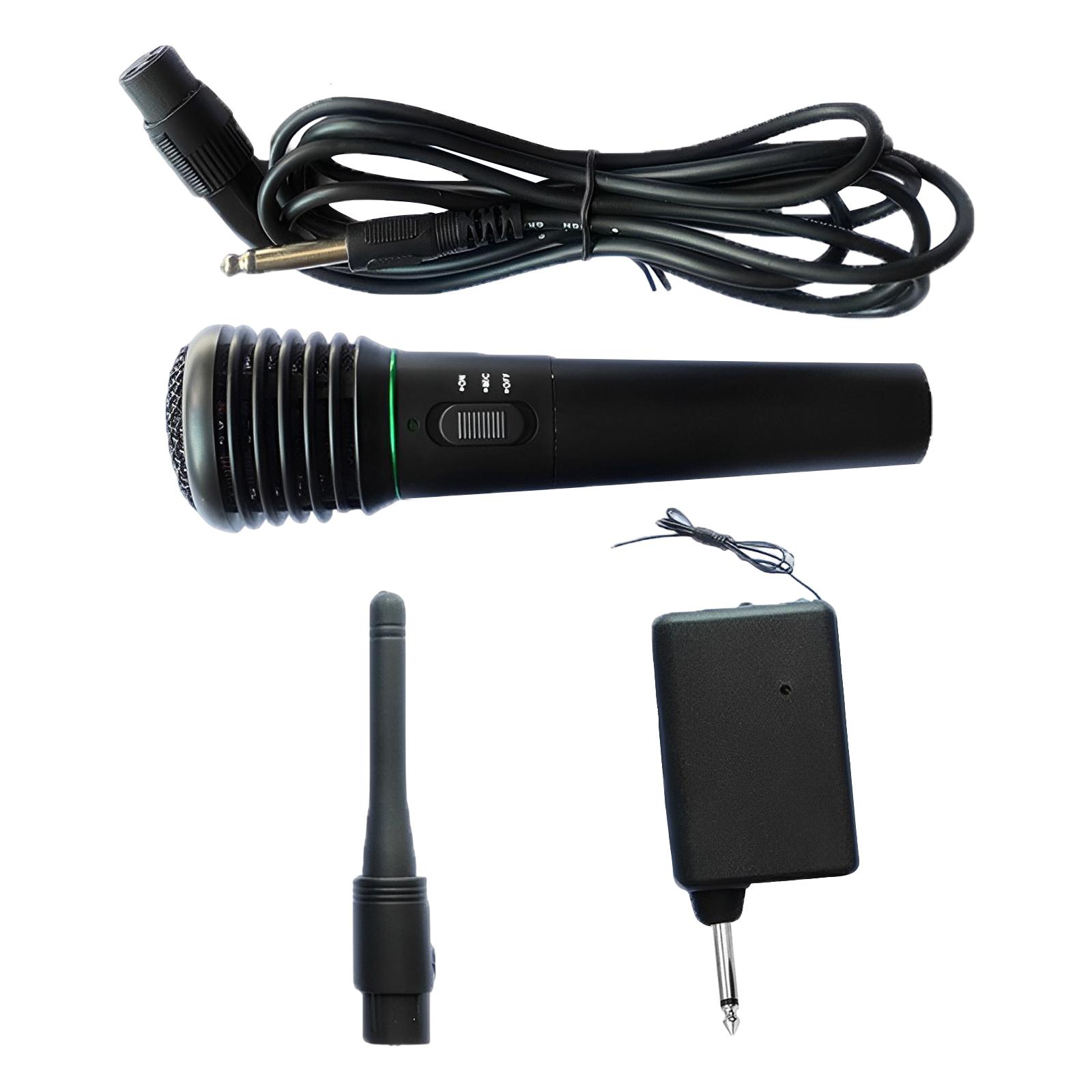 Vocal Microphone Dual Usages Durable Cordless Mic Set Professional for Desktop PC Karaoke Singing Tablet Computer Amplifie Party