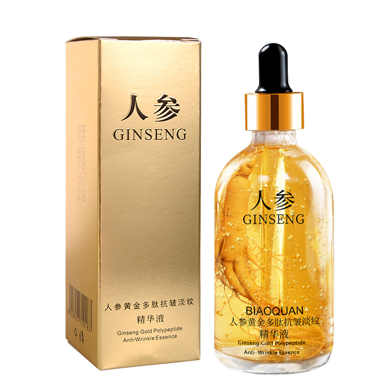 Best of 100ml Gold Ginseng Face Essence Polypeptide Anti-wrinkle Lightning Moisturizing Niacinamide Facial Serum For Skin Care Products Reviews & Tips