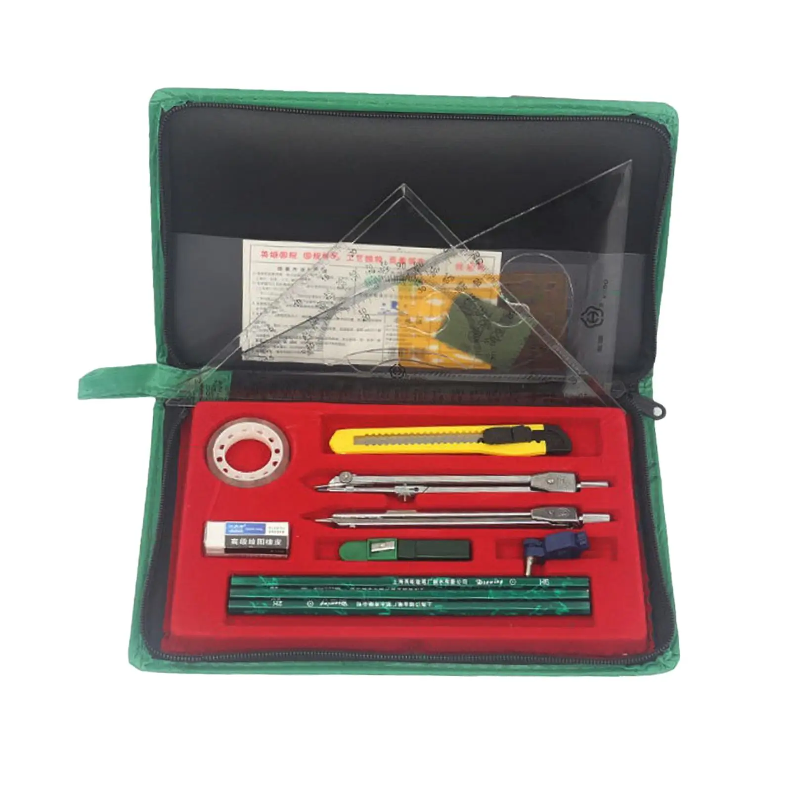 Geometry Instrument Drawing Tool Student Supplies Set for Drafting