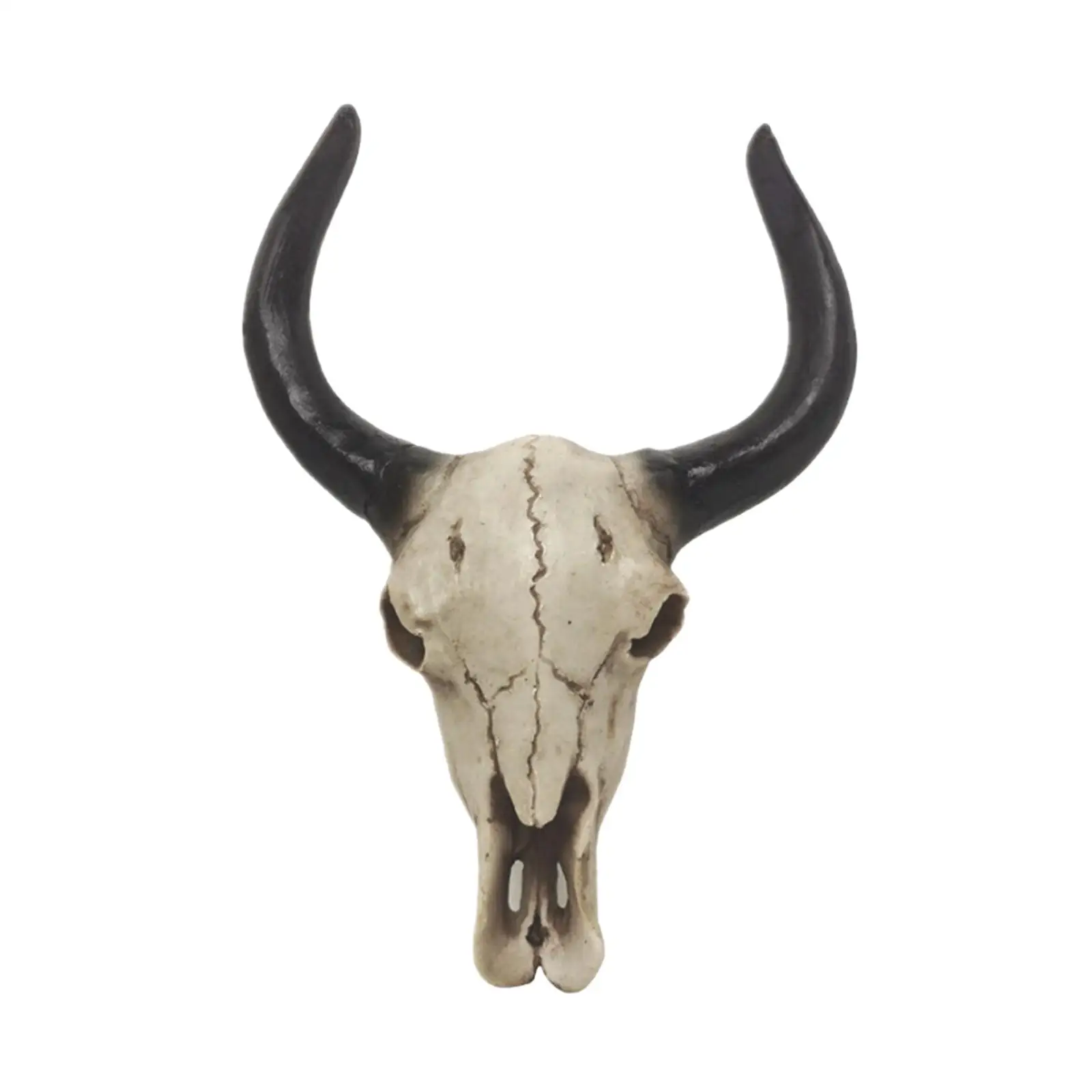 Bull Head Wall Sculpture Cow Skull Design Sculpture Bull Head Skull Wall Hanging Art for Holiday Gift