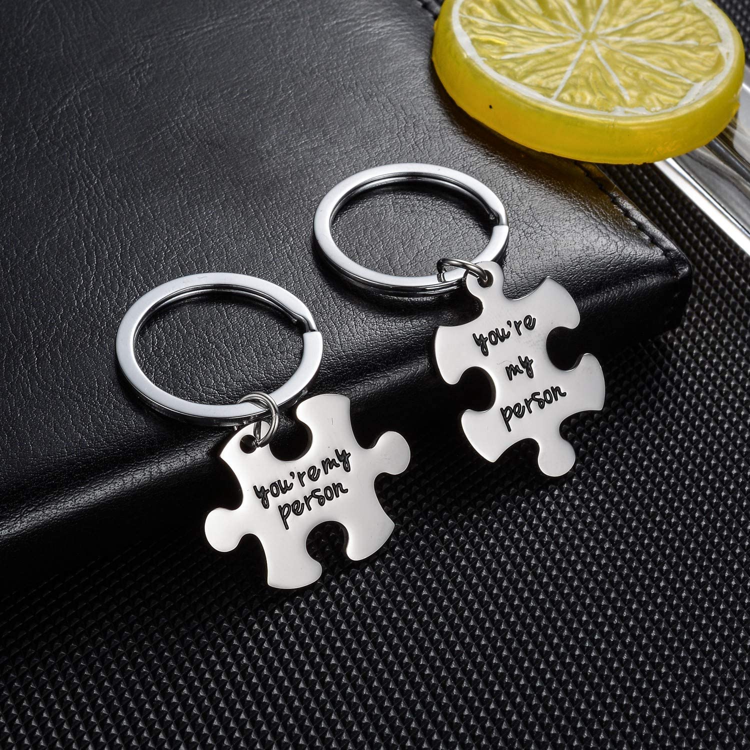 puzzle keychain couple