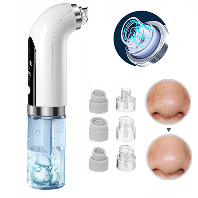 Best of Blackhead Removal Pore Vacuum Face Cleaner Electric Pimple Black Head Remover USB Rechargeable Water Cycle Facial Cleaning Tools Reviews & Tips