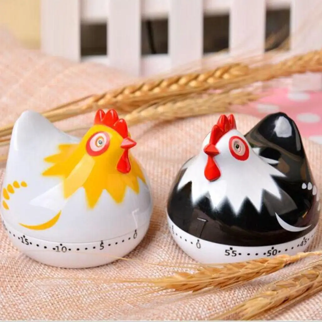 Manual Mechanical Kitchen Timer Stopwatch Kitchen Egg Timer Time, Hen Shape