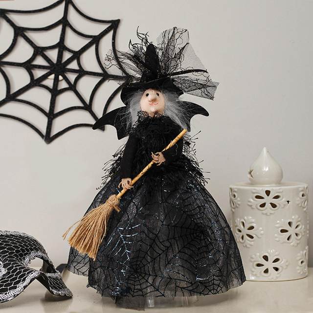 Collectible halloween witch dolls online