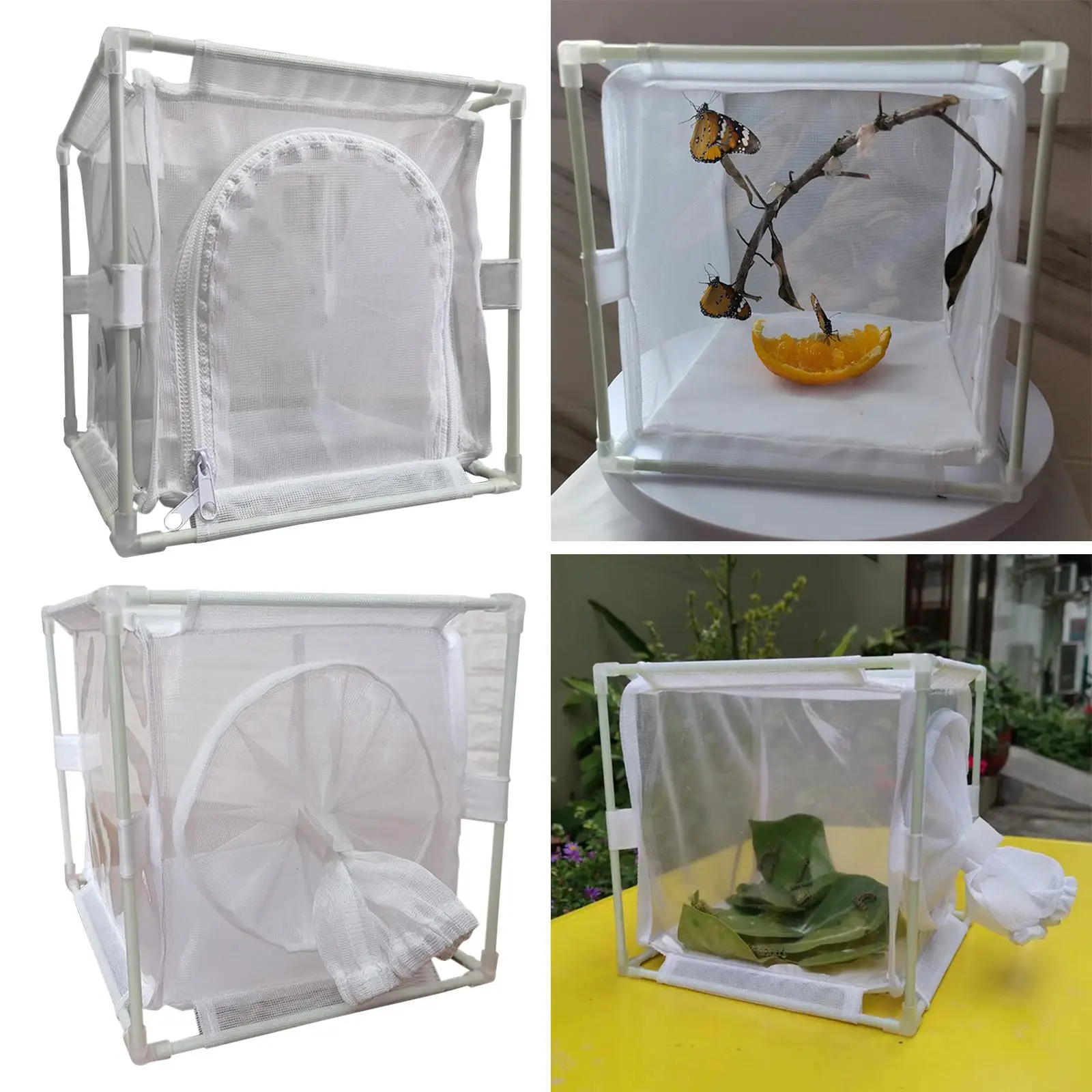 Feeding Net Freestanding Reusable Multi Use Foldable Observation Cage Butterfly