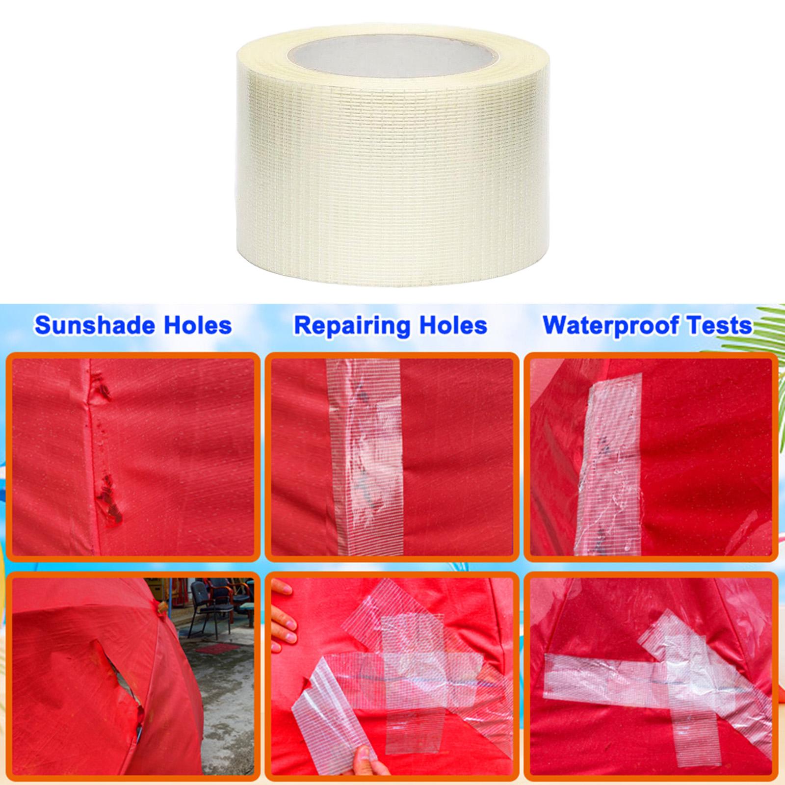 Awning Cloth Repair Tape Multi Functional Tent Repair Tape for Canvas Cover Cloth Home Improvement Outdoor Tent Repairing Holes