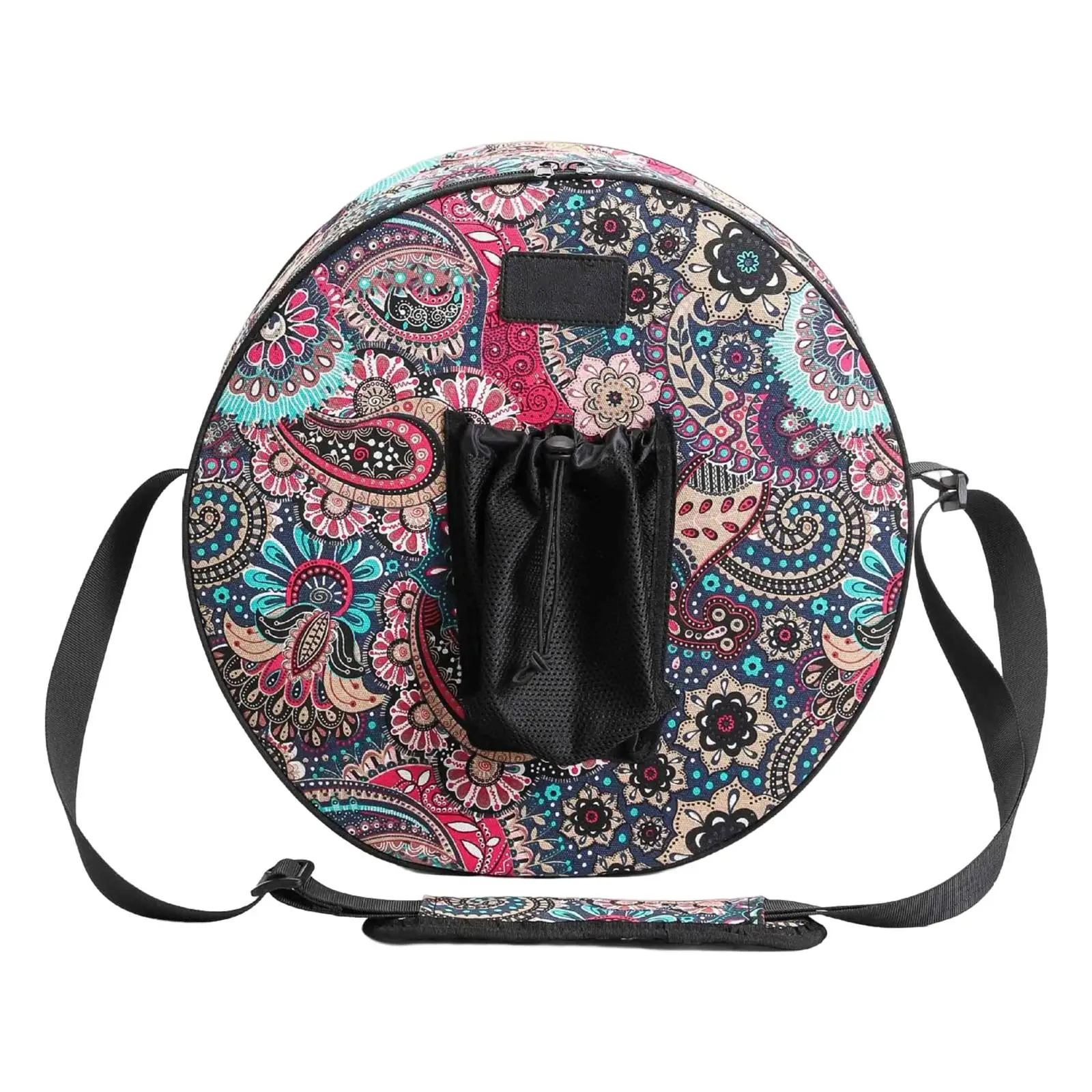 Canvas Wheel Bag Fitness Multifunctional with Zippers Shoulder Large Capacity