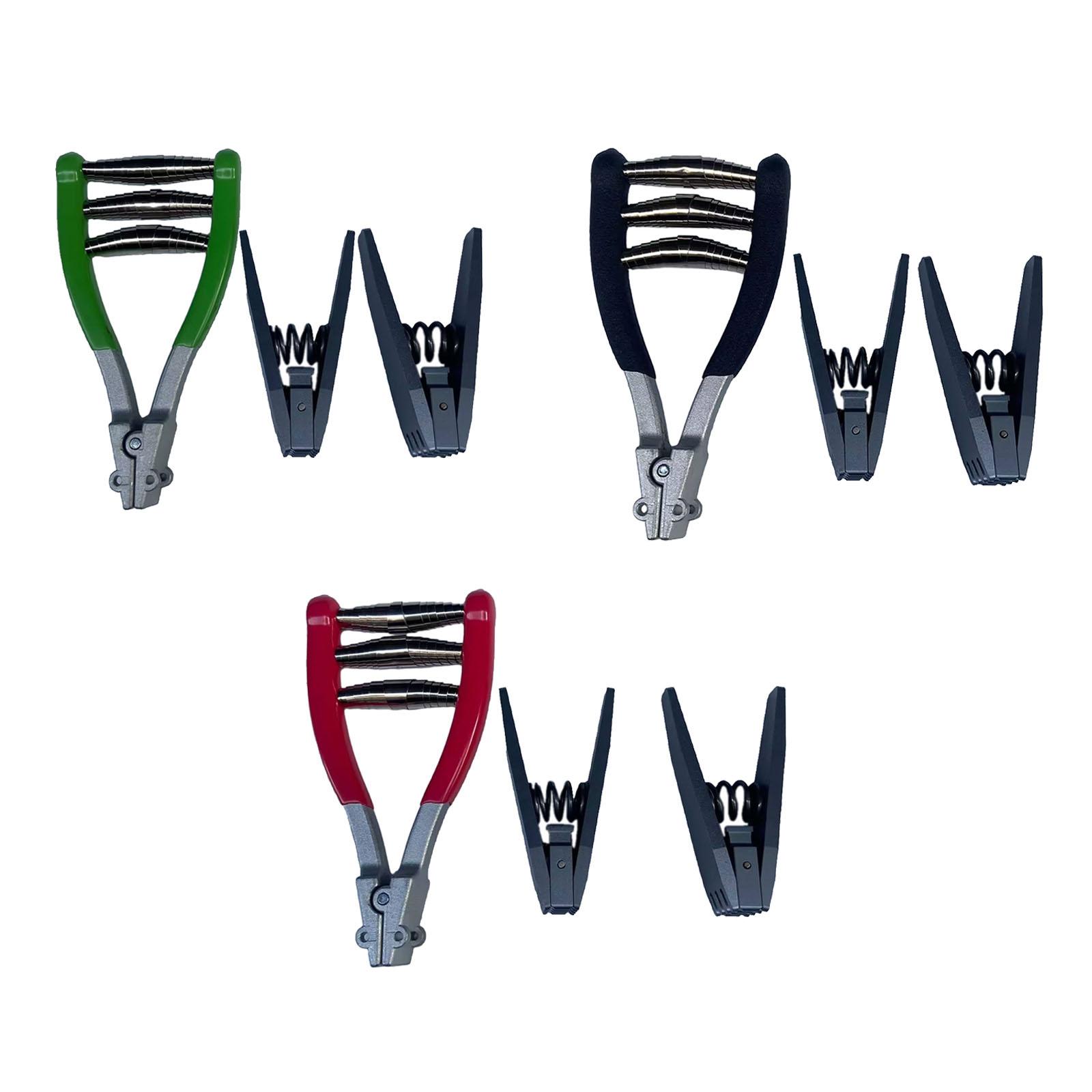 Badminton Starting Clamp Alloy Wide Head Three Spring Starting Stringing Clamp Tennis Equipment for Tennis Squash Badminton