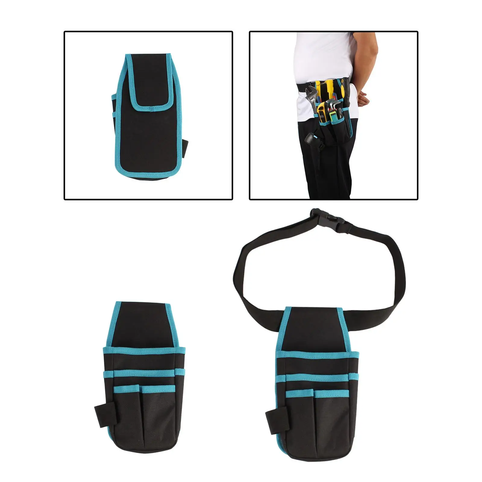 Gardening Tool Waist Bag Belt Waterproof Lightweight for Gardeners Multifunctional Waist Tools Bag Pocket Construction Home DIY