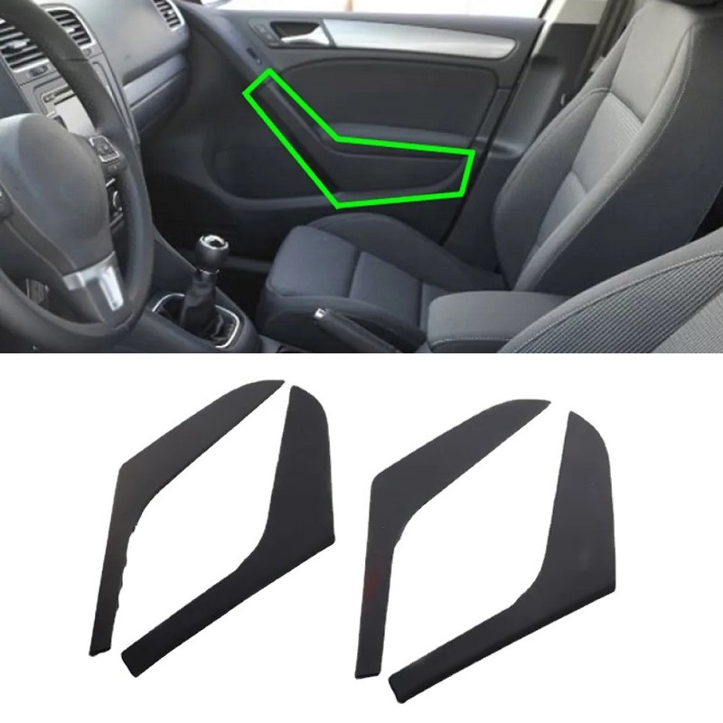 5K 4868039 Ein 5K 4868040 Eine Auto-Innentür, schwarz, links und rechts, Griffabdeckung, Verkleidung für VW Golf 6 MK6 2009 2010 2011 2012 2013 – Detail 1