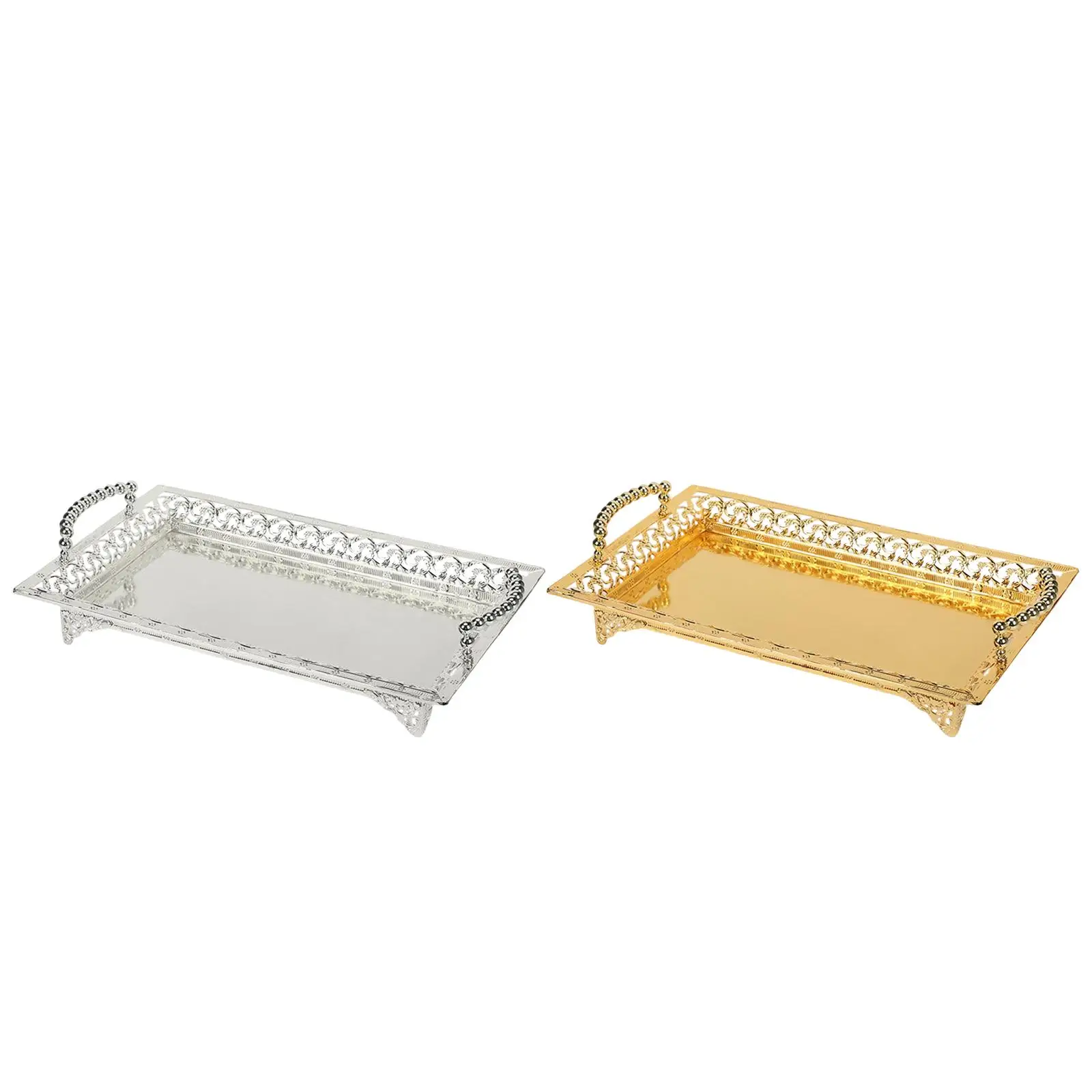 Nordic Style Fruit Storage Basket Storage Container Serving Platter Rectangle Serving Tray for Home kitchen Dessert Snack