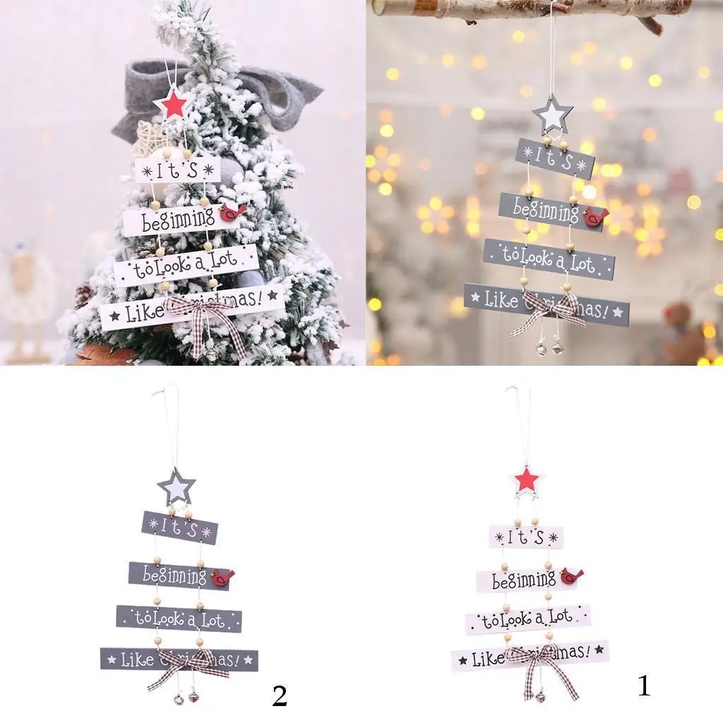 Christmas Decorations Tree-shaped Pendants Treetop Hanging Ornament