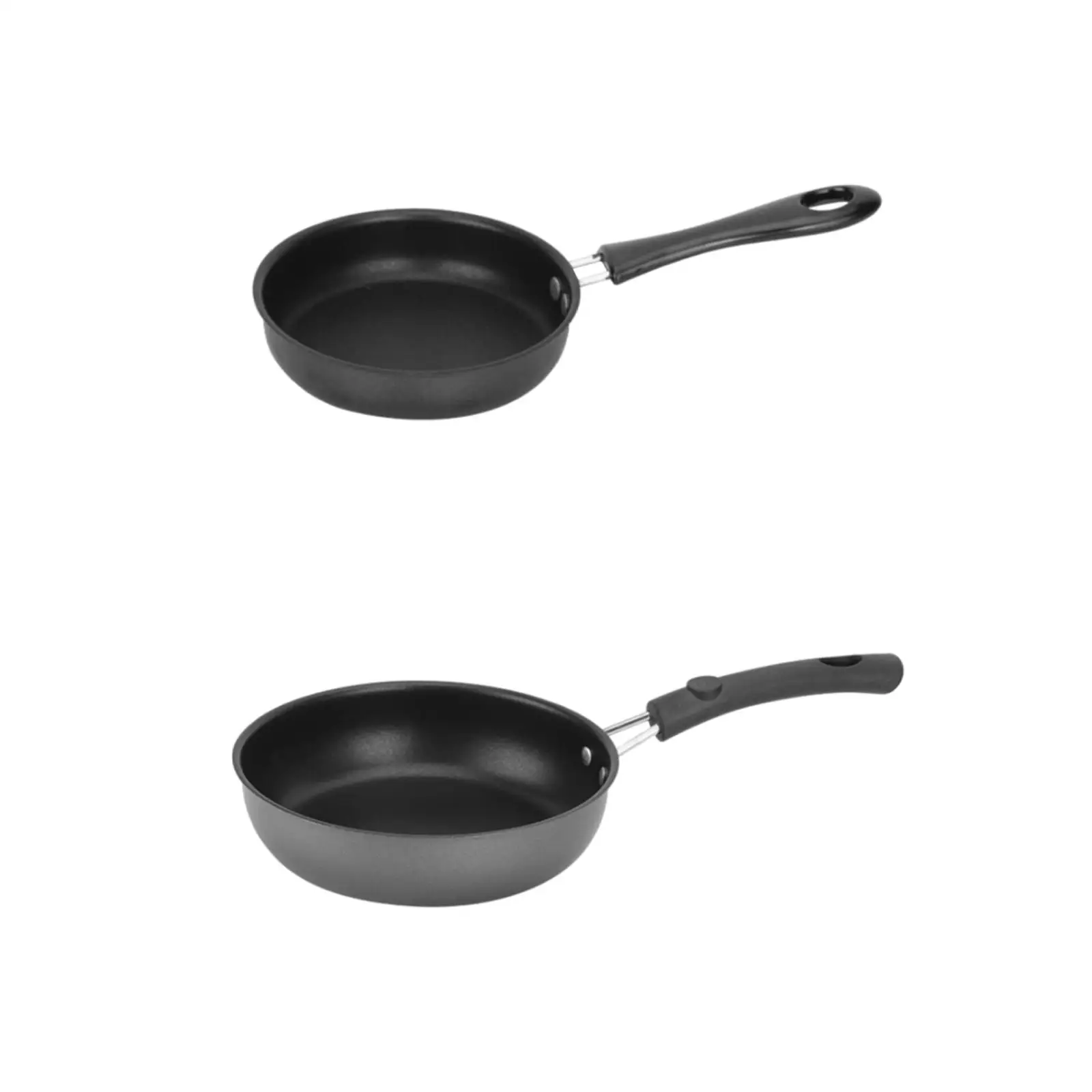 Fry Pan 3 Layer with Long Handle Egg Frying Pan Induction Cooker Kitchen