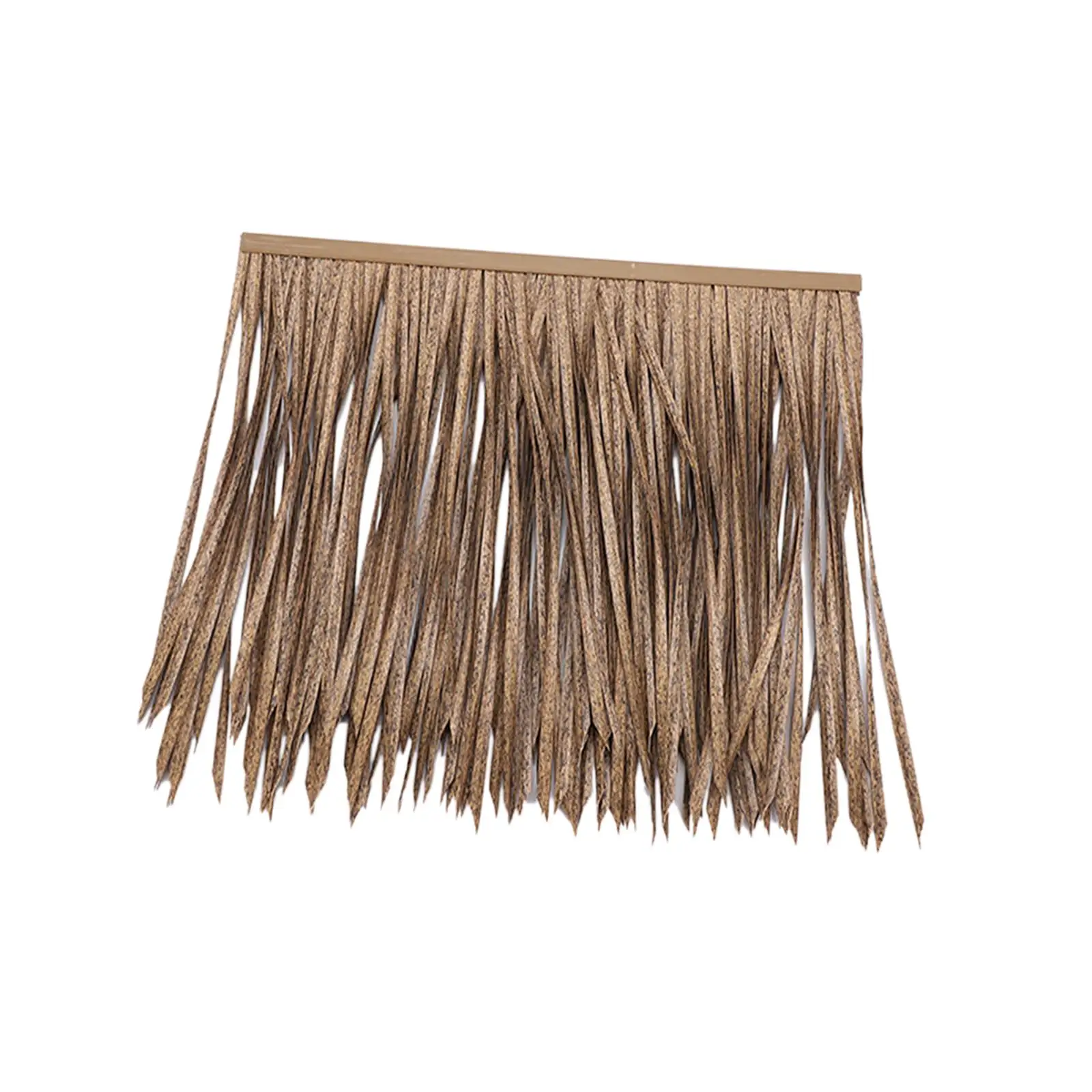 Simulated Thatch Roof Centerpiece Rustic Universal DIY Panel Palm Thatch Roll for Bars Roof Villas Rural Renovation Gazebo Fence