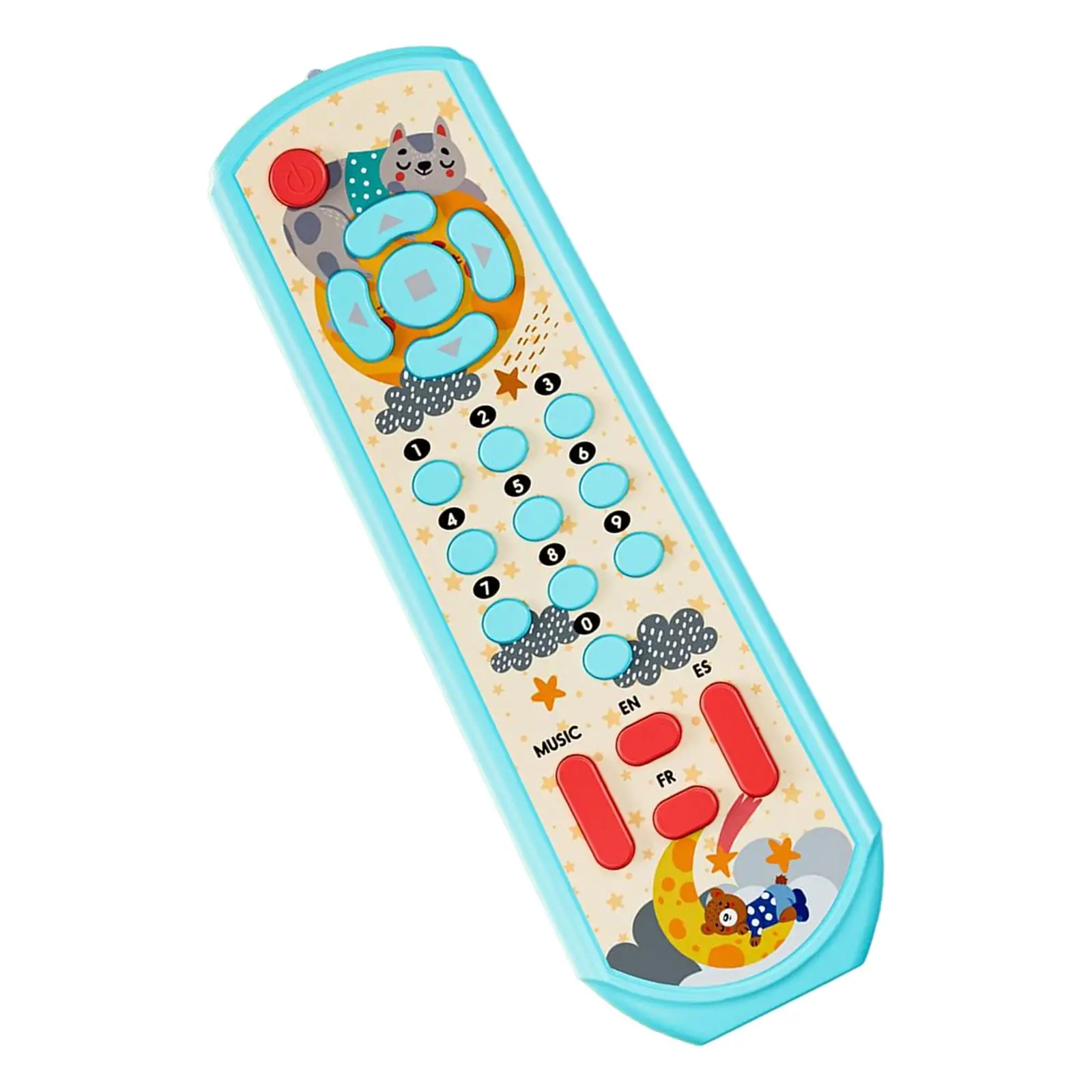 Remote Control Toys Music Education Toys Early Educational Toys with Sound Pretend Play for Travel Toddler Baby Birthday Gifts