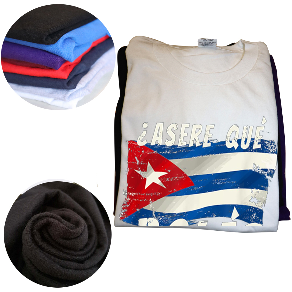 Kubanische Flagge Lustige Kuba Spanisch Gruß T Shirts Grafik Baumwolle Streetwear Kurzarm Geburtstag Geschenke Sommer T-shirt – Detail 4