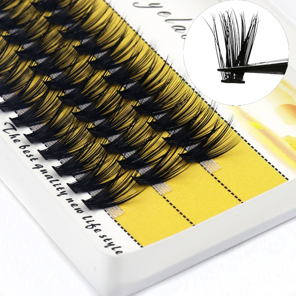 Best of 40D Cluster Eyelash Extension 1 Box / 60 Bundle Natural Thick Mink Lashes Russian Volume Individual Eyelash Bundle Wholesale Cilia Reviews & Tips