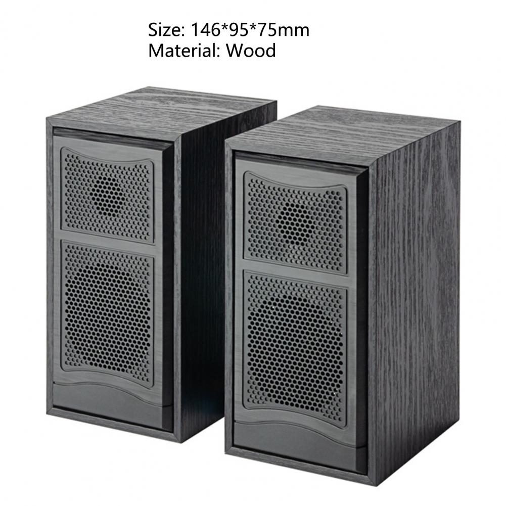 Title 5, Wooden Speakers 1 Pair Practical Sturdy Portabl...