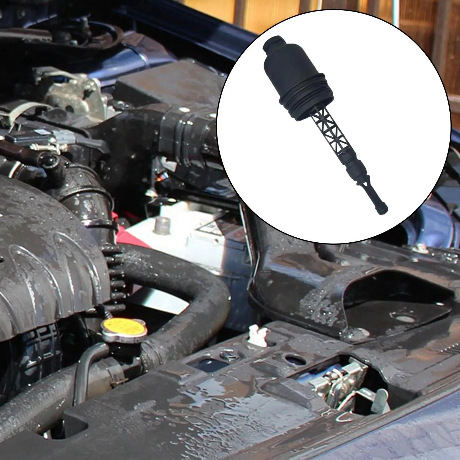 Engine Oil Filter Housing Caps Cover Replacements 2711800238 for Mercedes C-Class CLK E-Class Sprinter SLK