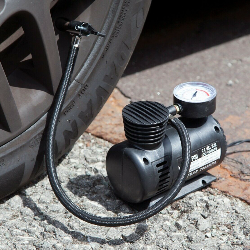 Title 1, Portable 12V 300psi Mini Air Compressor Pump Ti...