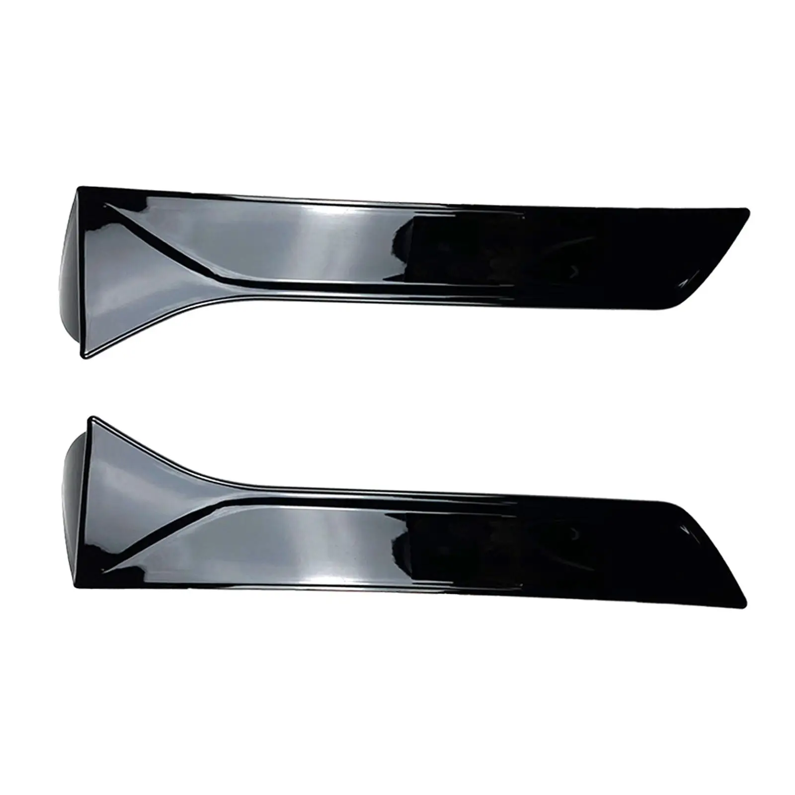 2x Car Window Spoiler, Rear Tail Flap Exterior Decor Parts Cover Trim Vertical Splitter Auto Styling Rear Wing Side Edge