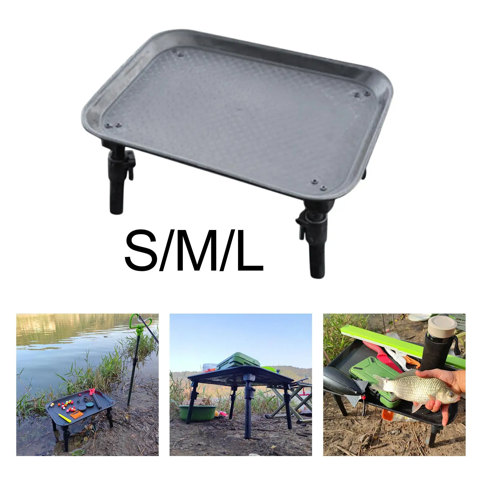 Folding Camping Table Multifunctional Travel Tables Lightweight Outdoor Collapsible Desk for Patio Beach Cooking Backpacking BBQ