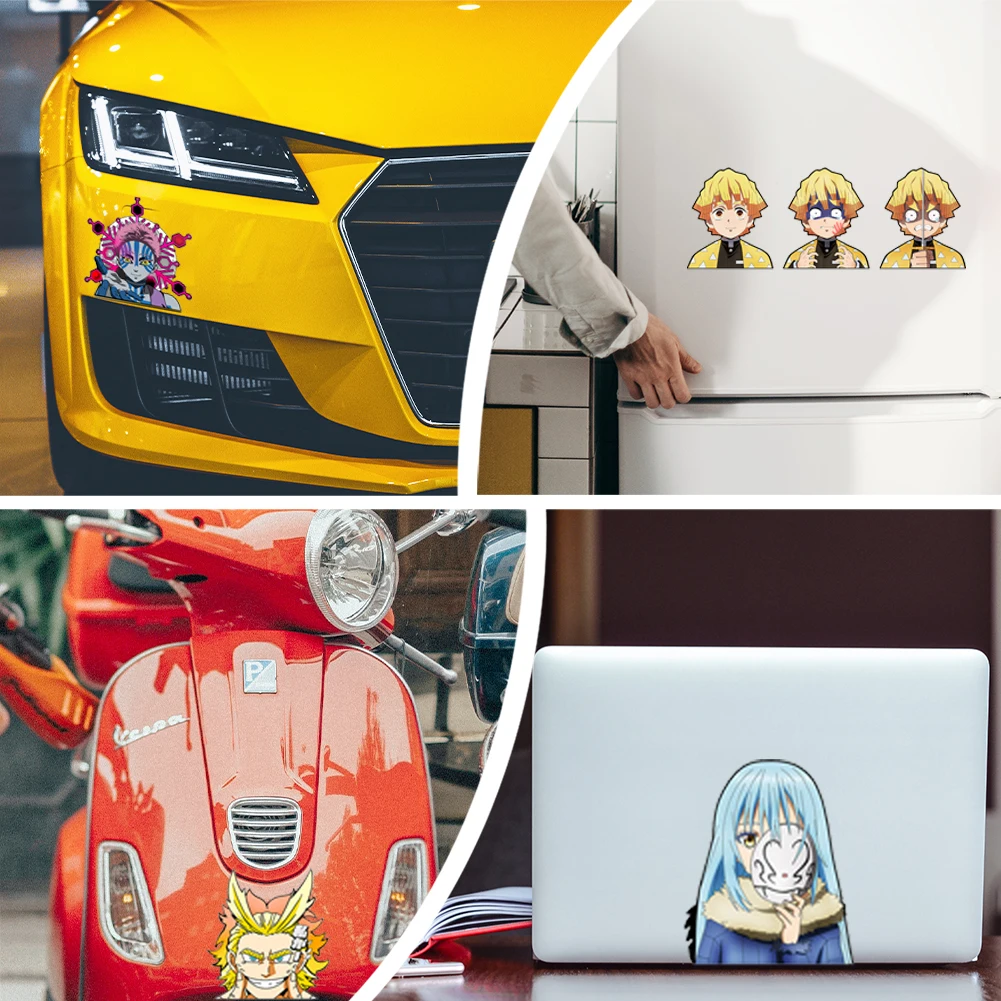 Gojo Moving Sticker Jujutsu Kaisen Motion Sticker  Anime Waterproof Decals for Cars,Laptop, Refrigerator, Etc