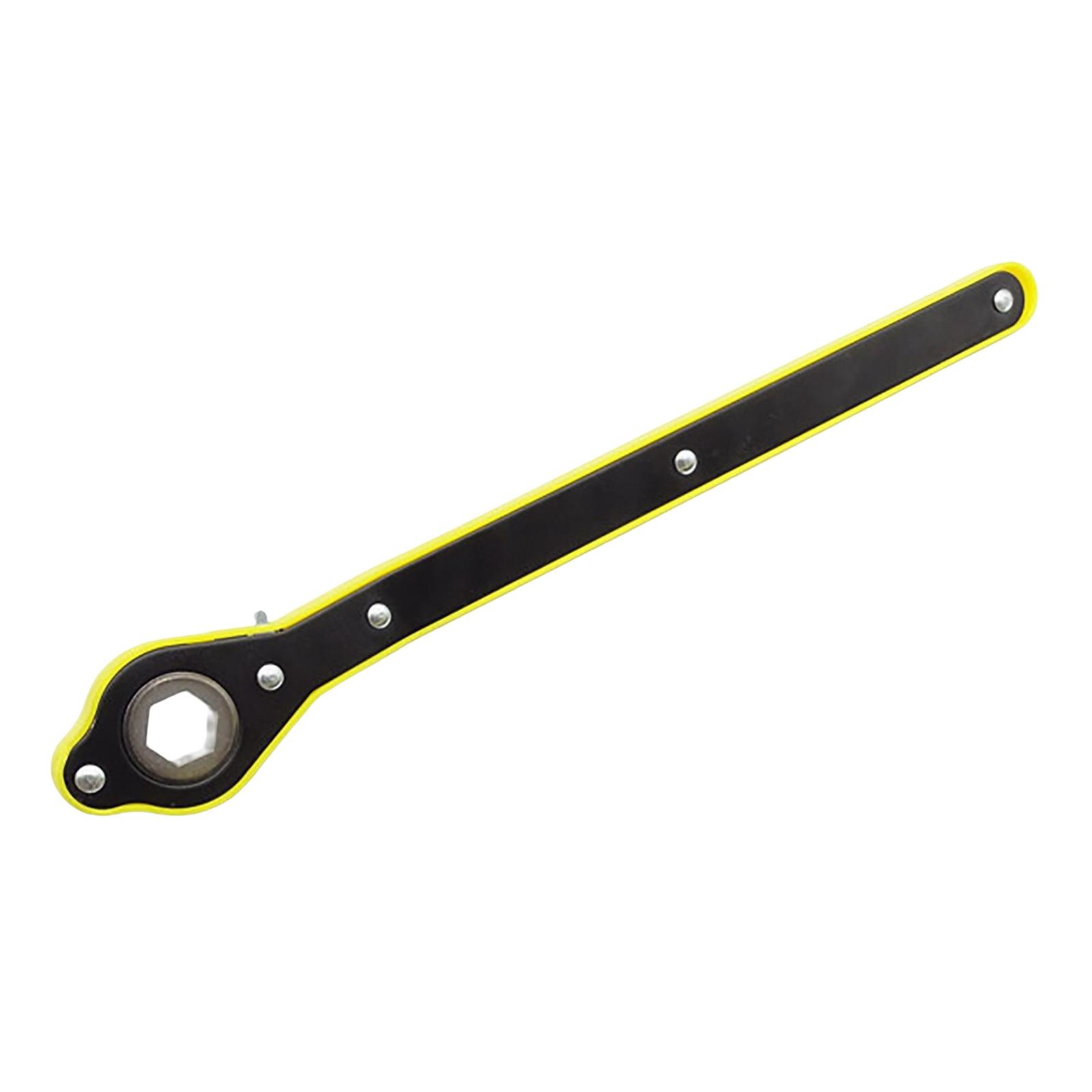 Car Scissor Lug Handle Hexagonal Jack Ratchet Wrench Labor Saving for Automotive