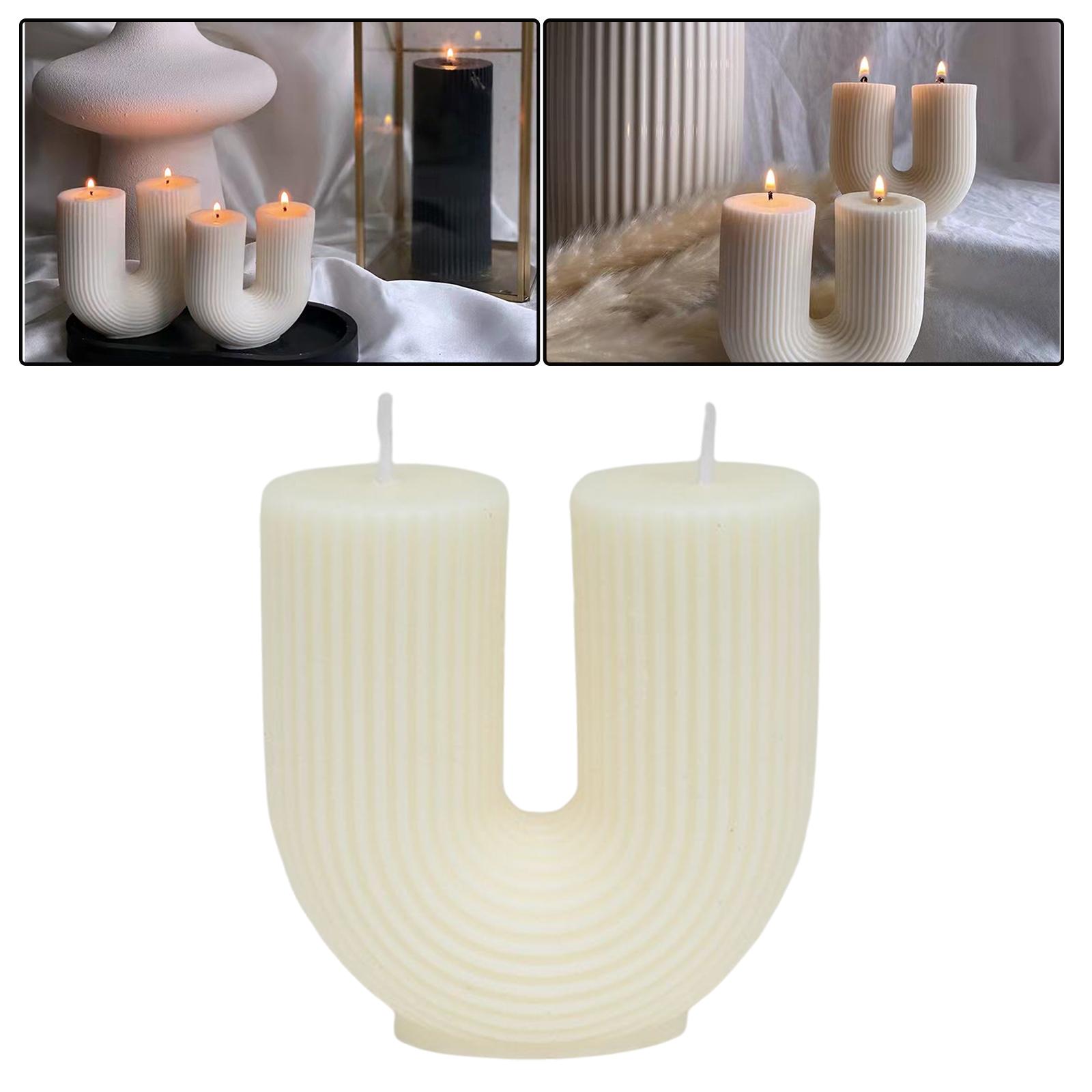 Geometric Scented Candles Home Decorative Soy Candle