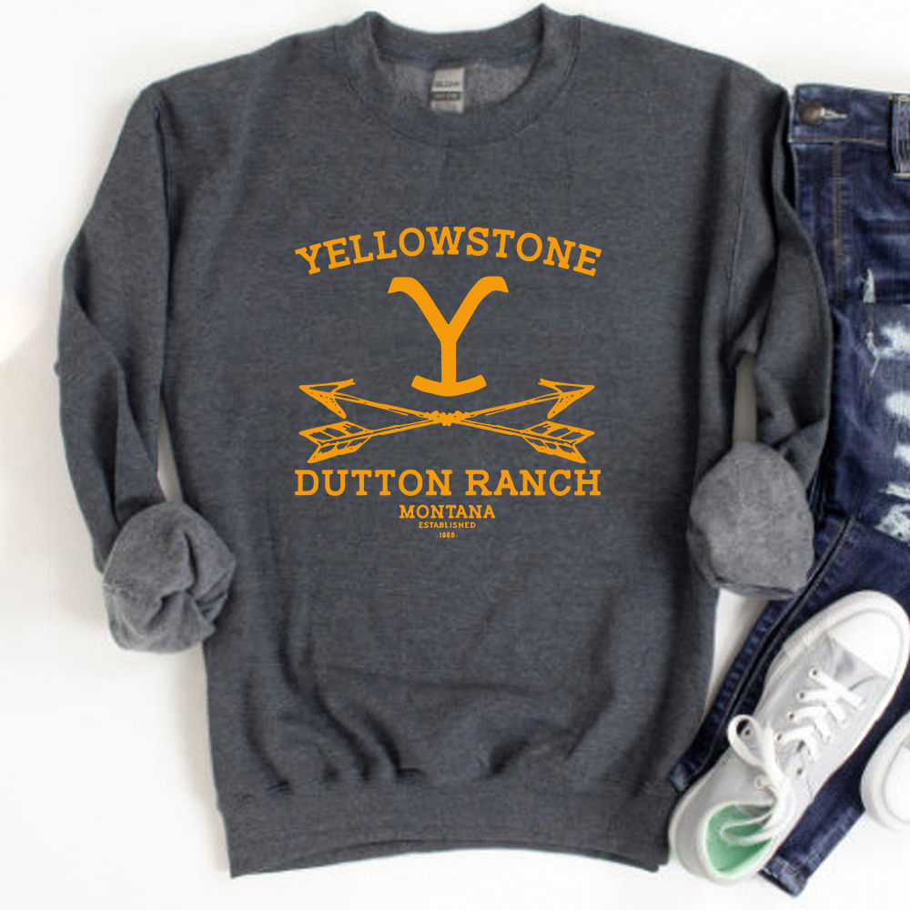 Show Yellowstone 1883 Jumper Vintage Rip Wheeler Crewneck moletons