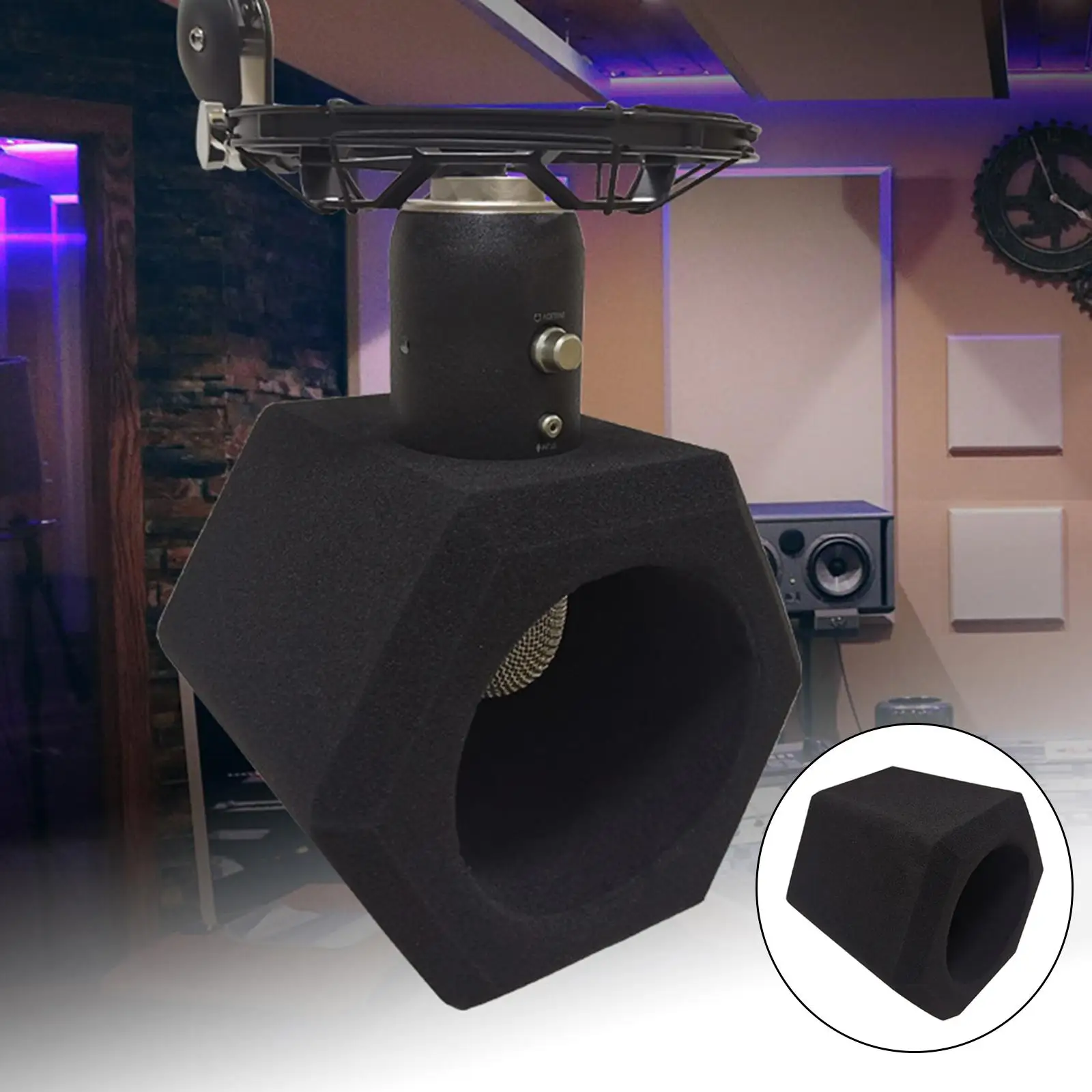 Professional Studio Recording Microphone Soundproof Isolation 