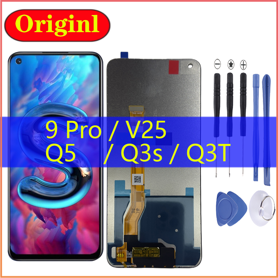 ЖК-дисплей 6,59 дюйма для OPPO Realme 9 Pro V25 Q3s Q3T Q5, ЖК-дисплей с  рамкой, ЖК-дисплей, сенсорный экран, запасные части для ремонта | AliExpress