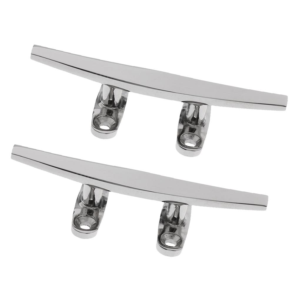 Marine Stainless Steel Mooring Dock Deck Line Rope Cleat 5