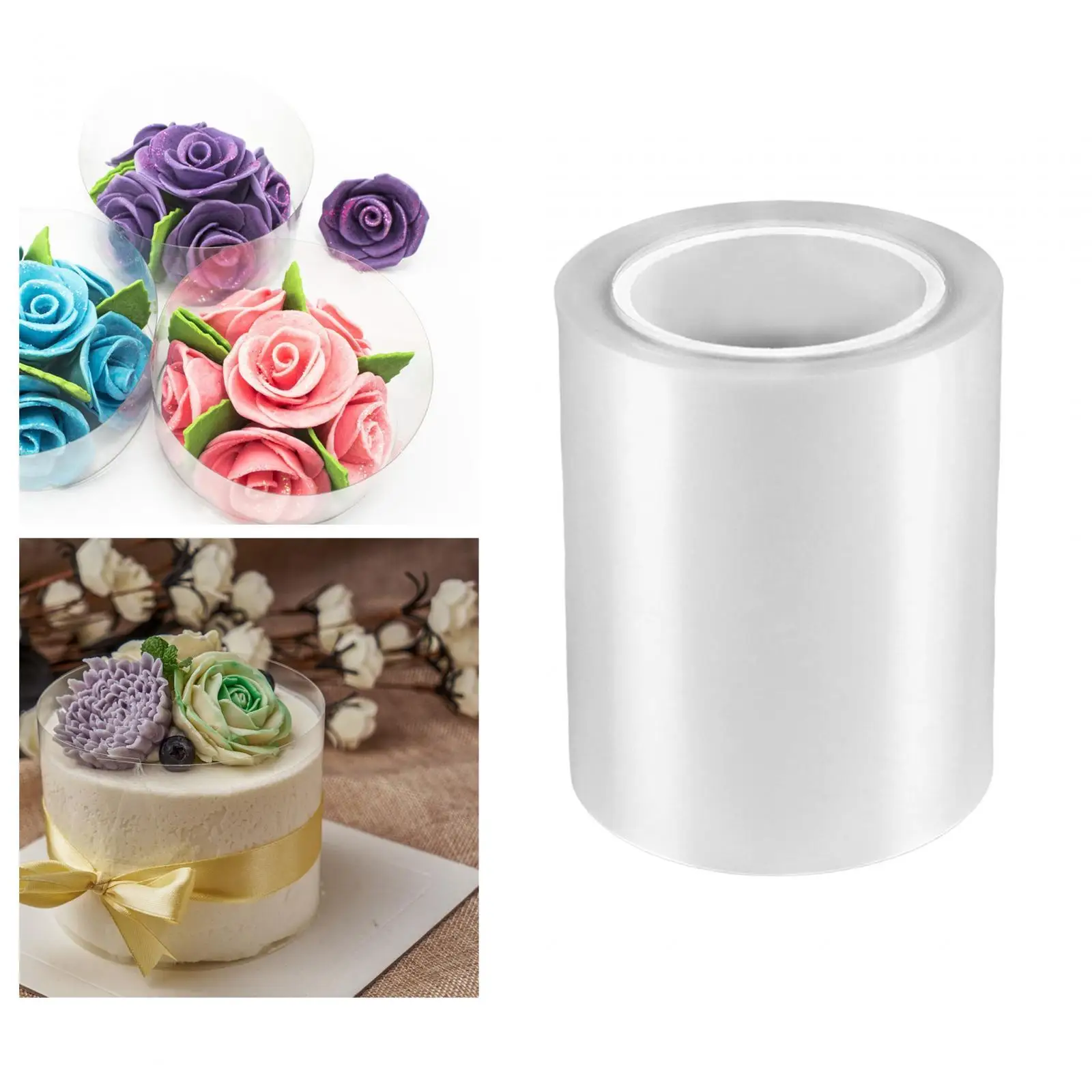 Cake Collars Cake Decorating Easy Remove Chocolate Candy Edge Roll Mousse Cake Surrounding Edge for Cake Decoration Cake Maker