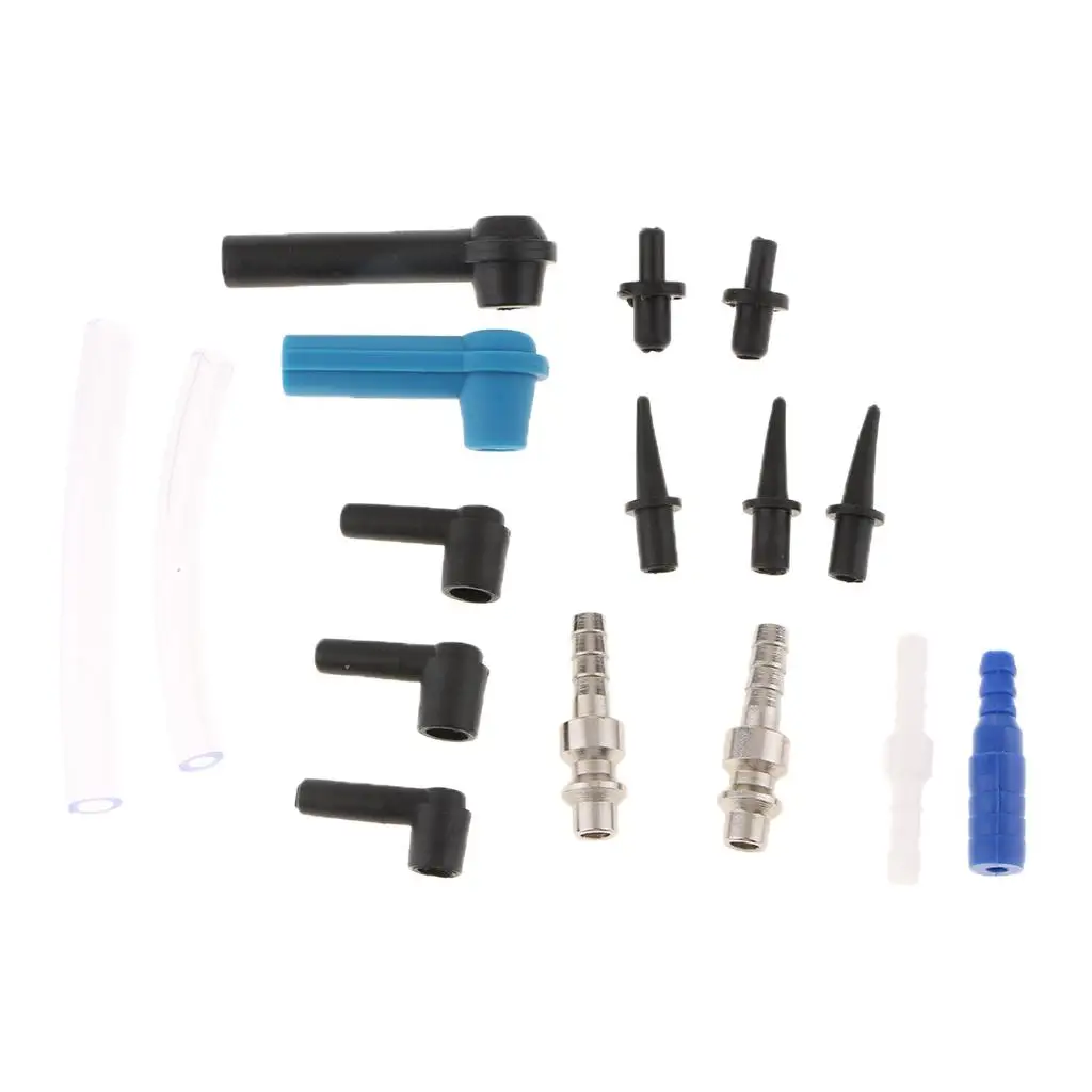 16pcs Car Brake System Fluid Connector Kit Oil Drained Quick Exchange Tool