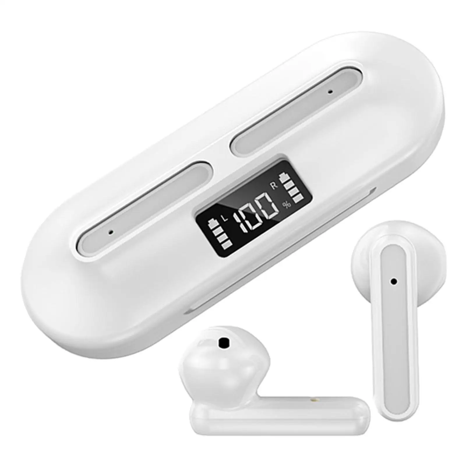 Wireless Earbuds in Ear with Mic Long Distance Connection Stereo Earphones Touch Control Bluetooth Headphones for Game Travel