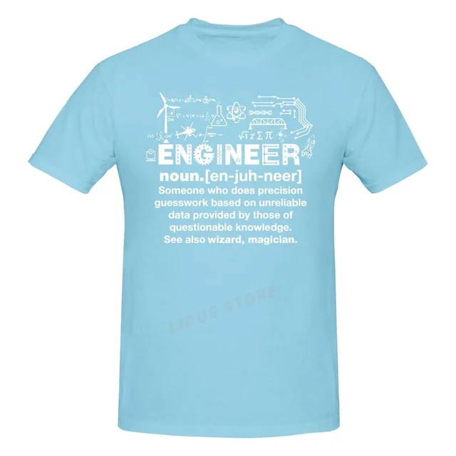 Engineer Humor Definition Architect T-Shirts Men Electrical