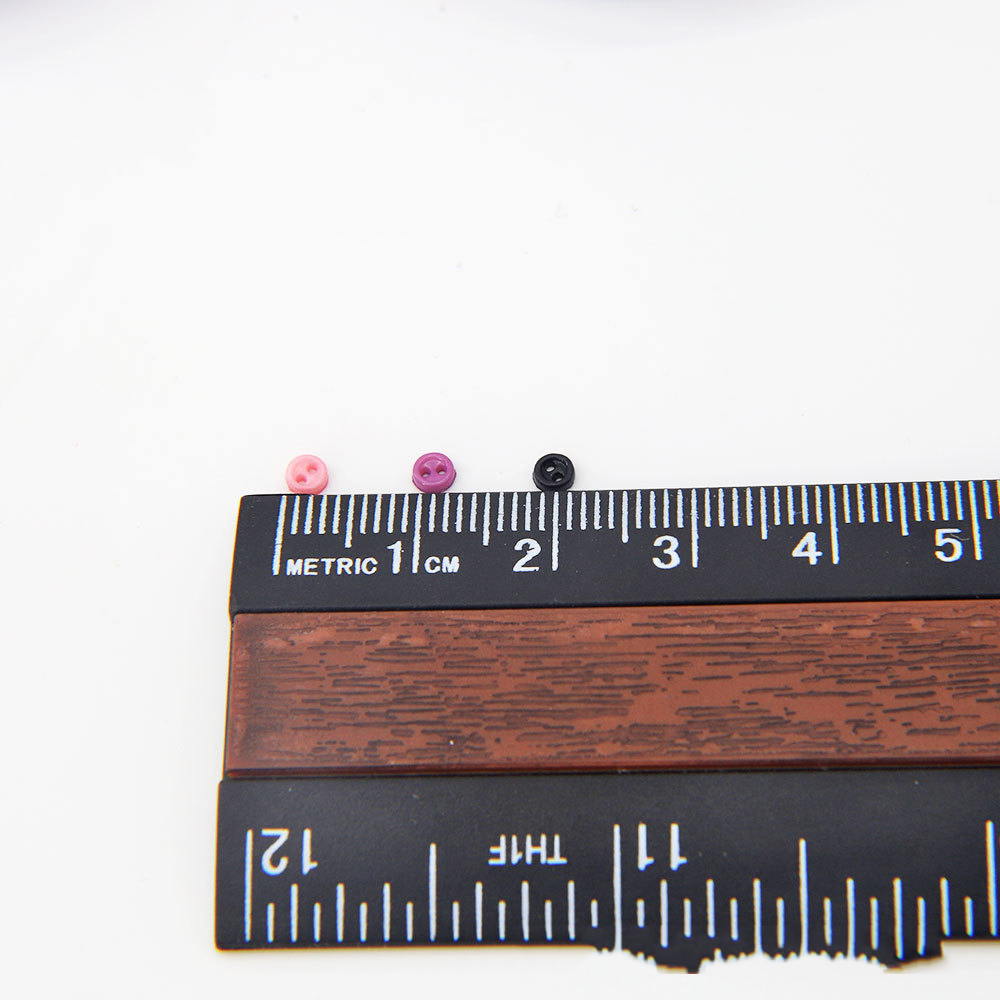 Description Picture 6 of itemHot Sale 3mm Mini Buttons Needlework Resin Plastic 2 Holes Button for Cartoon Dolls Clothes Shoes Scrapbooking Sewing Garment