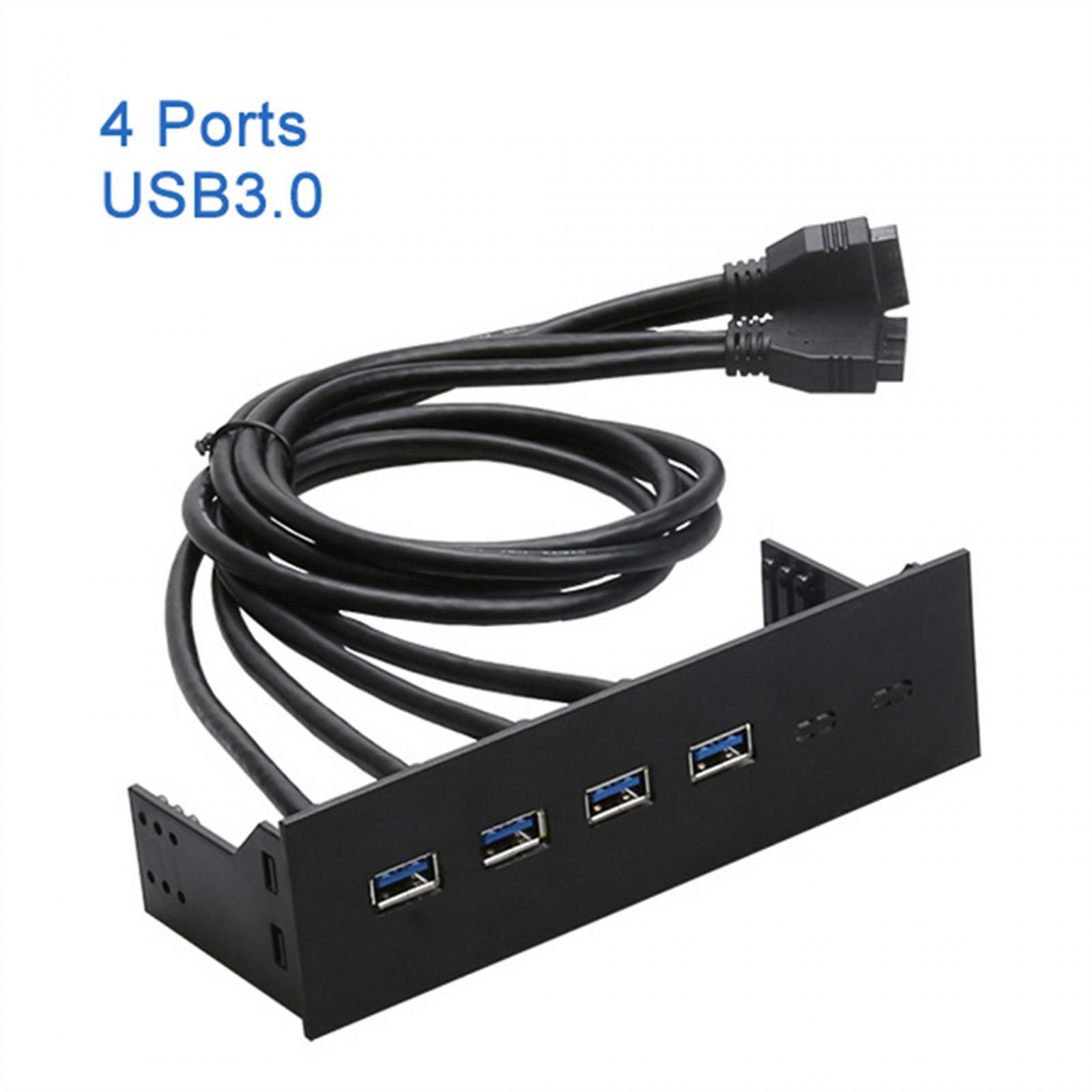 USB Front Panel Hub USB Front Panel Adapter Computer Expansion Board Front Panel USB Optical Drive Bay for PC Computer Case