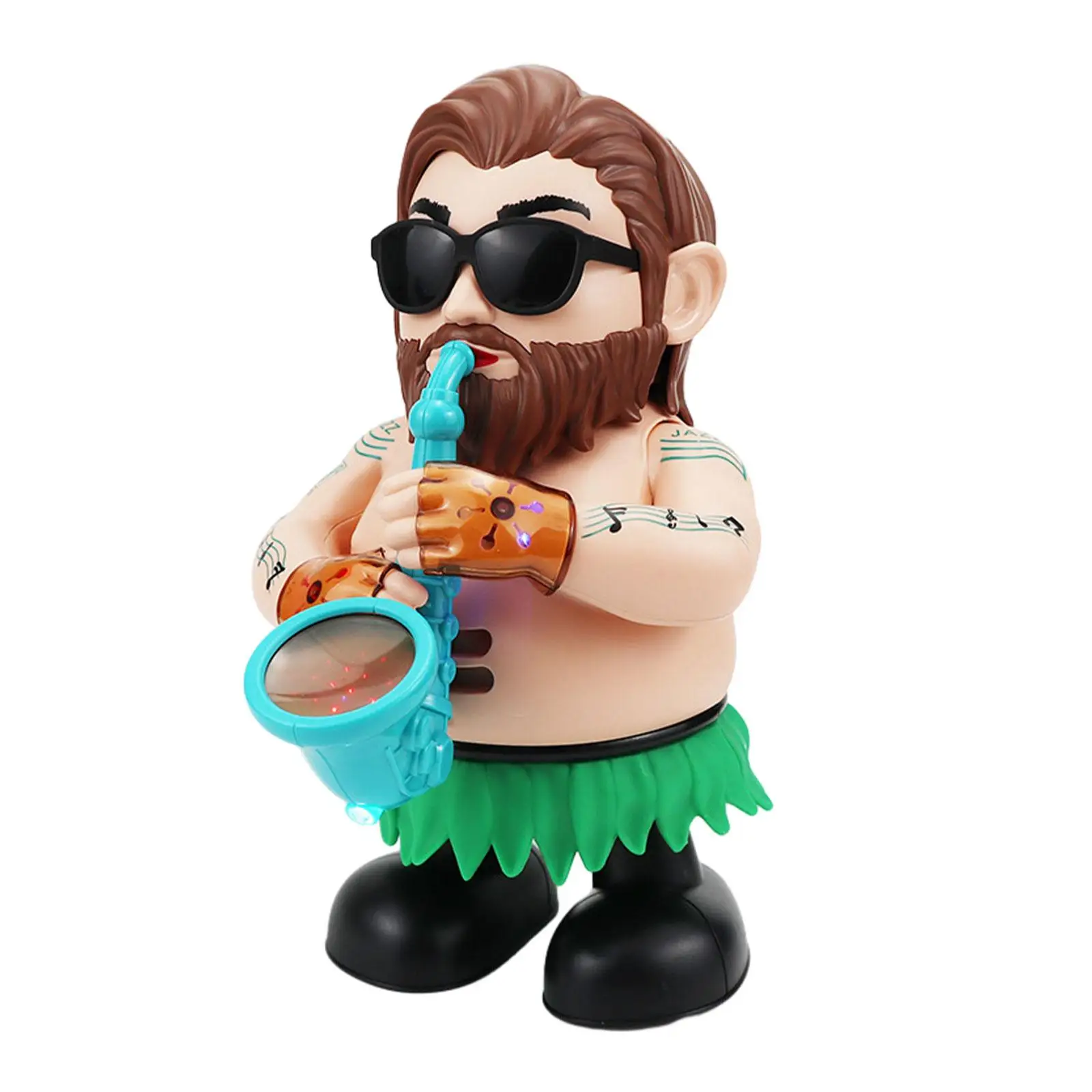 Funny Electric Dancing Saxophonist Toys Electric Doll for Boys Holiday Gifts