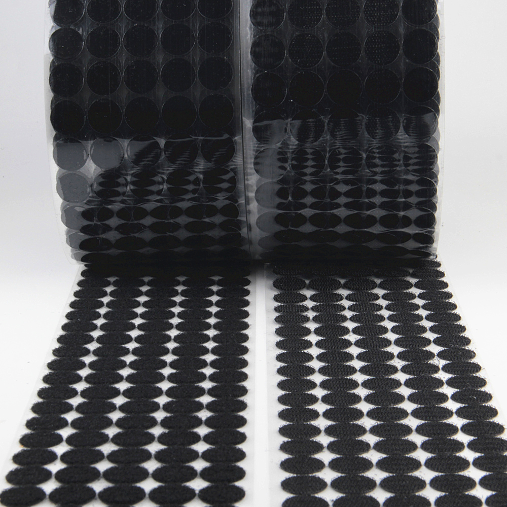 99pairs 10/15/20mm Transparent Sticky Dots Self Adhesive Hook and Loop Fastener Tape Strong Glue Baby Round Coin Tape Sticker