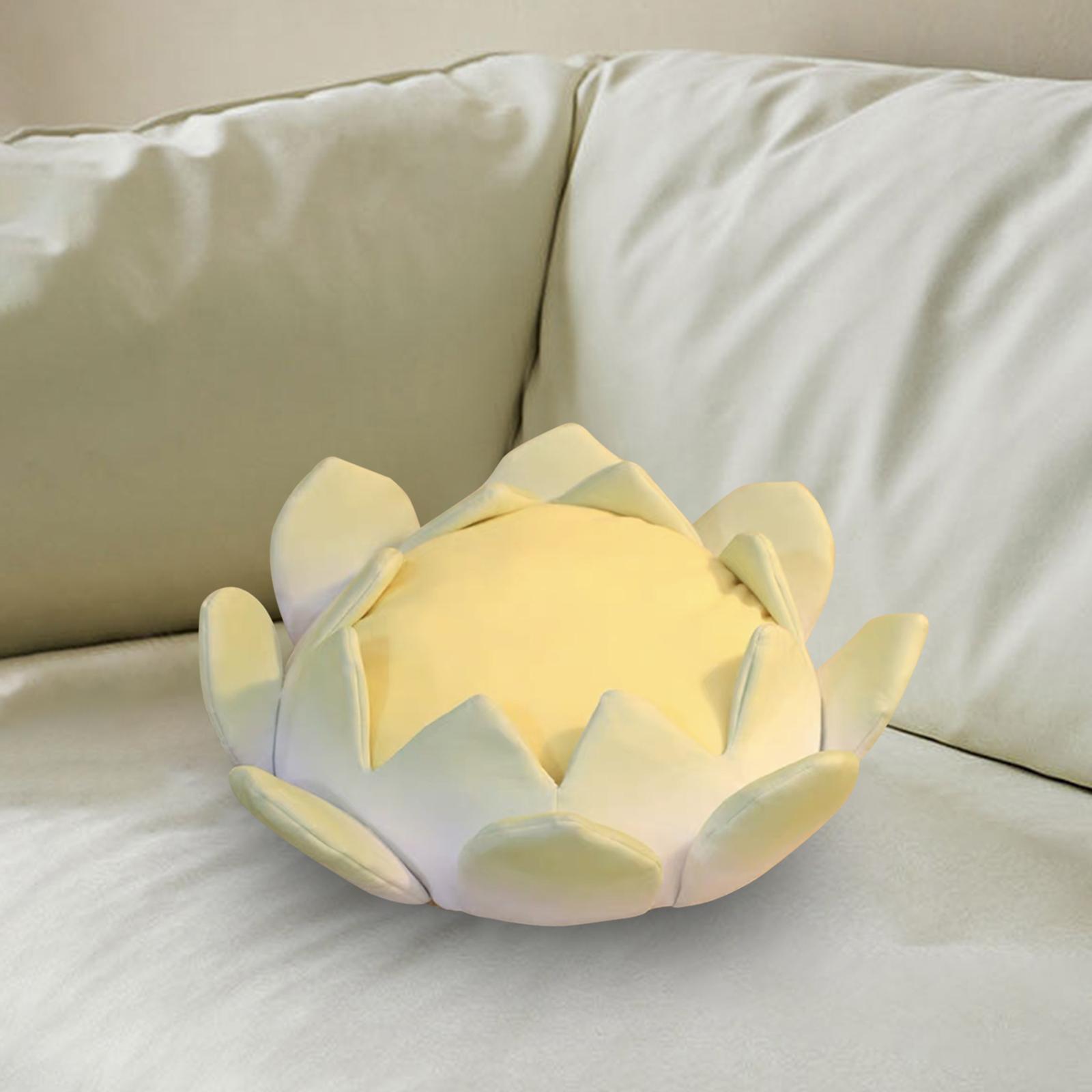 Lotus Cushion Lotus Shaped Meditation Pillow for Bedroom Yoga Couch