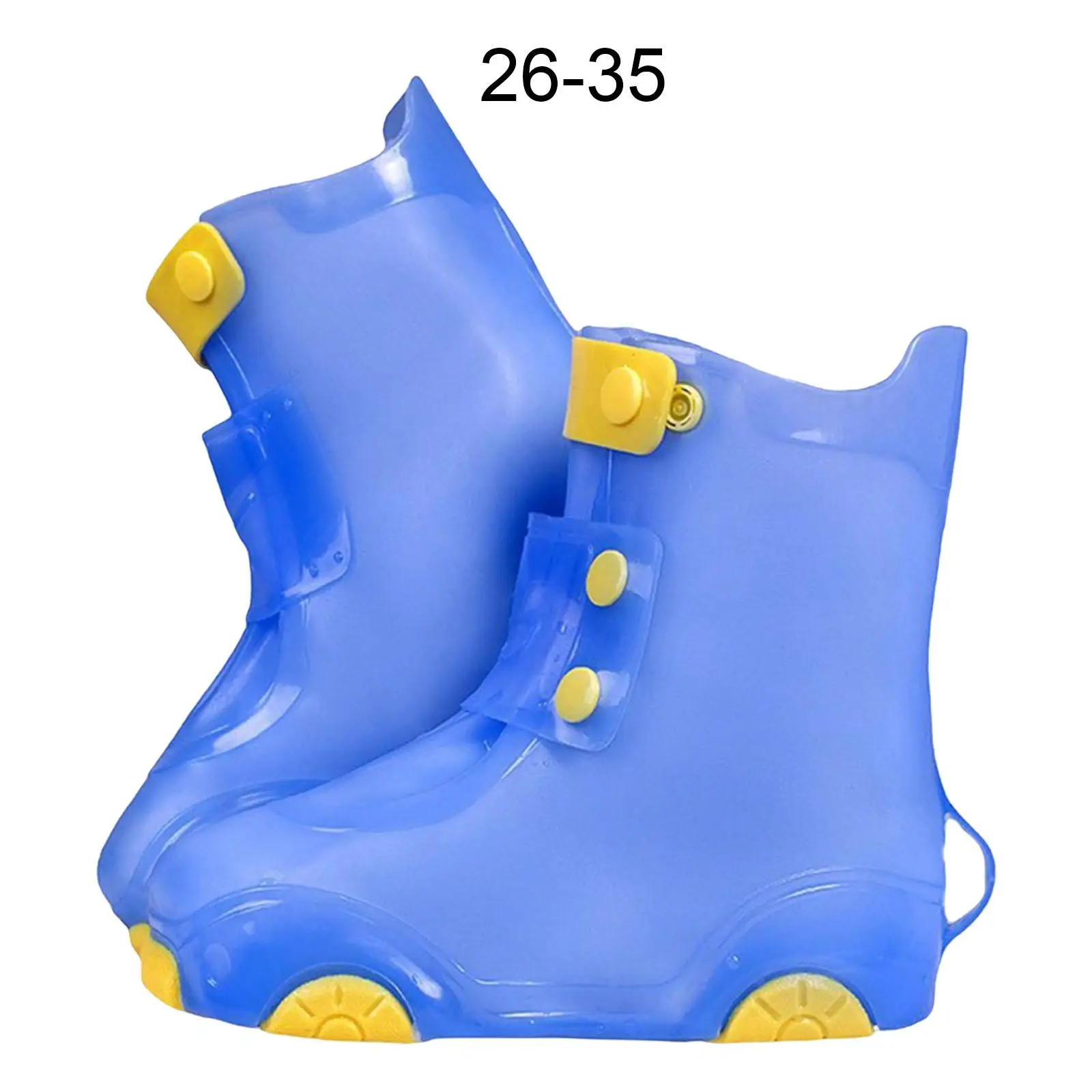 Kids Rain Shoe Covers Overshoes Protectors Protection Rain Galoshes Foldable Waterproof Wear Resistant for Kids Camping Children