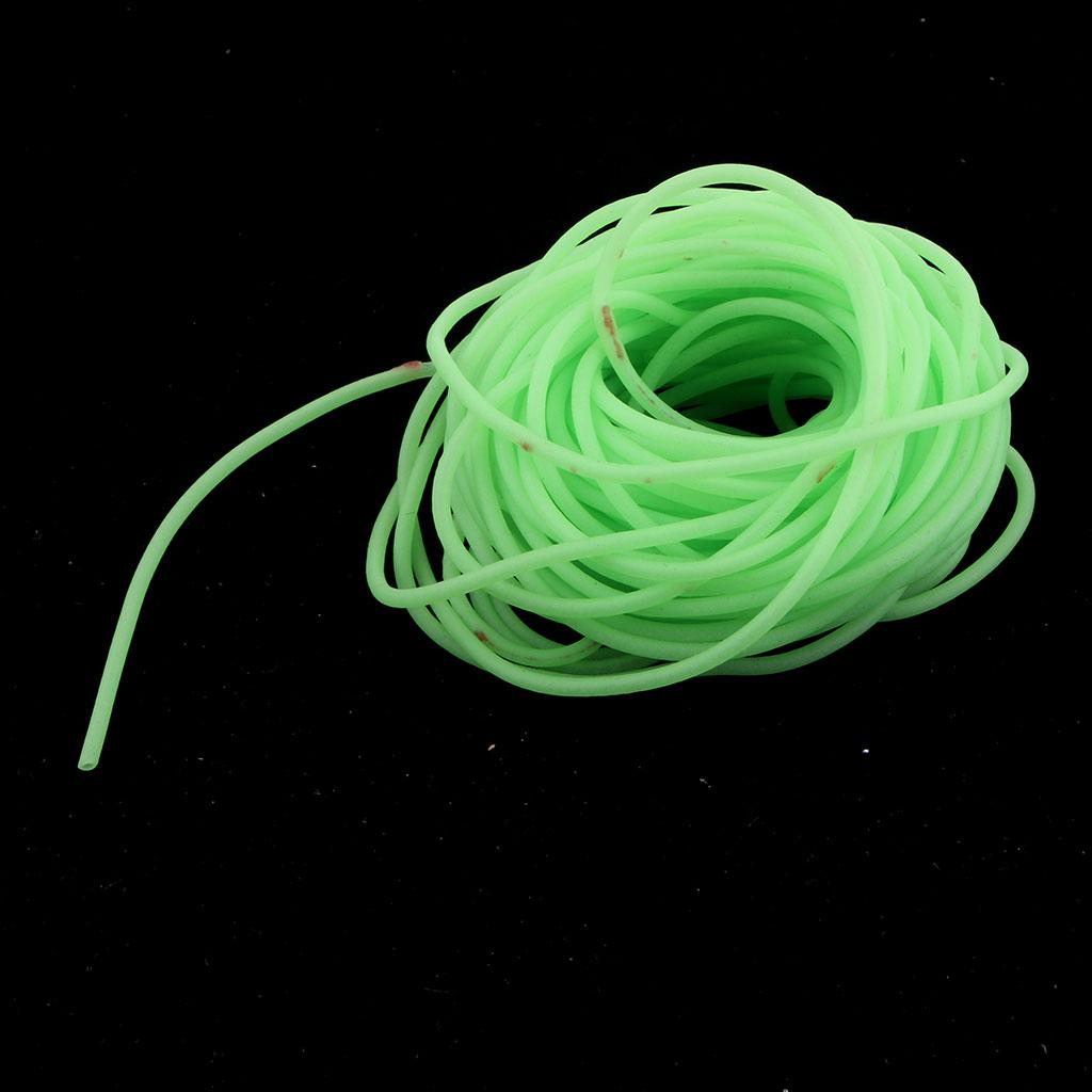 3pcs Fishing Luminous Tube Tubing  Dark for Saltwater Boat Fishing Rig  Attract Fish 4m