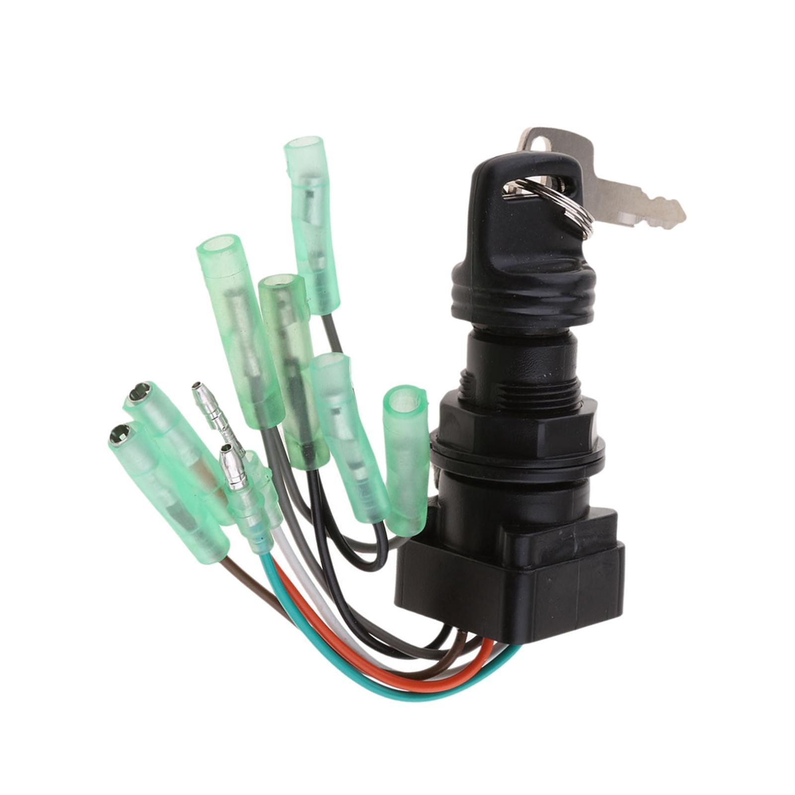 Boat Ignition Key Switch Durable for Suzuki Replacement Modification