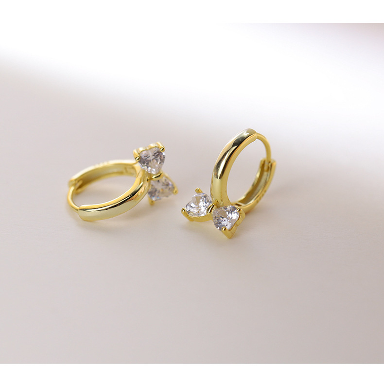 REETI Ohrringe aus 925er-Sterlingsilber mit Schleife, Temperament, schlicht, eingelegt, für Damen, Hochzeit, Schmuckzubehör – Detail 7