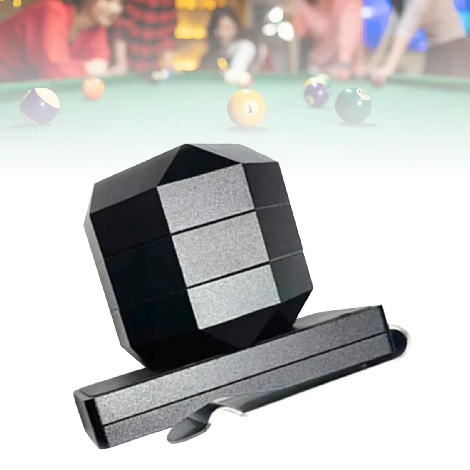 Metal Billiard Chalk Holder Snooker with Belt Clip Accessories Container Box
